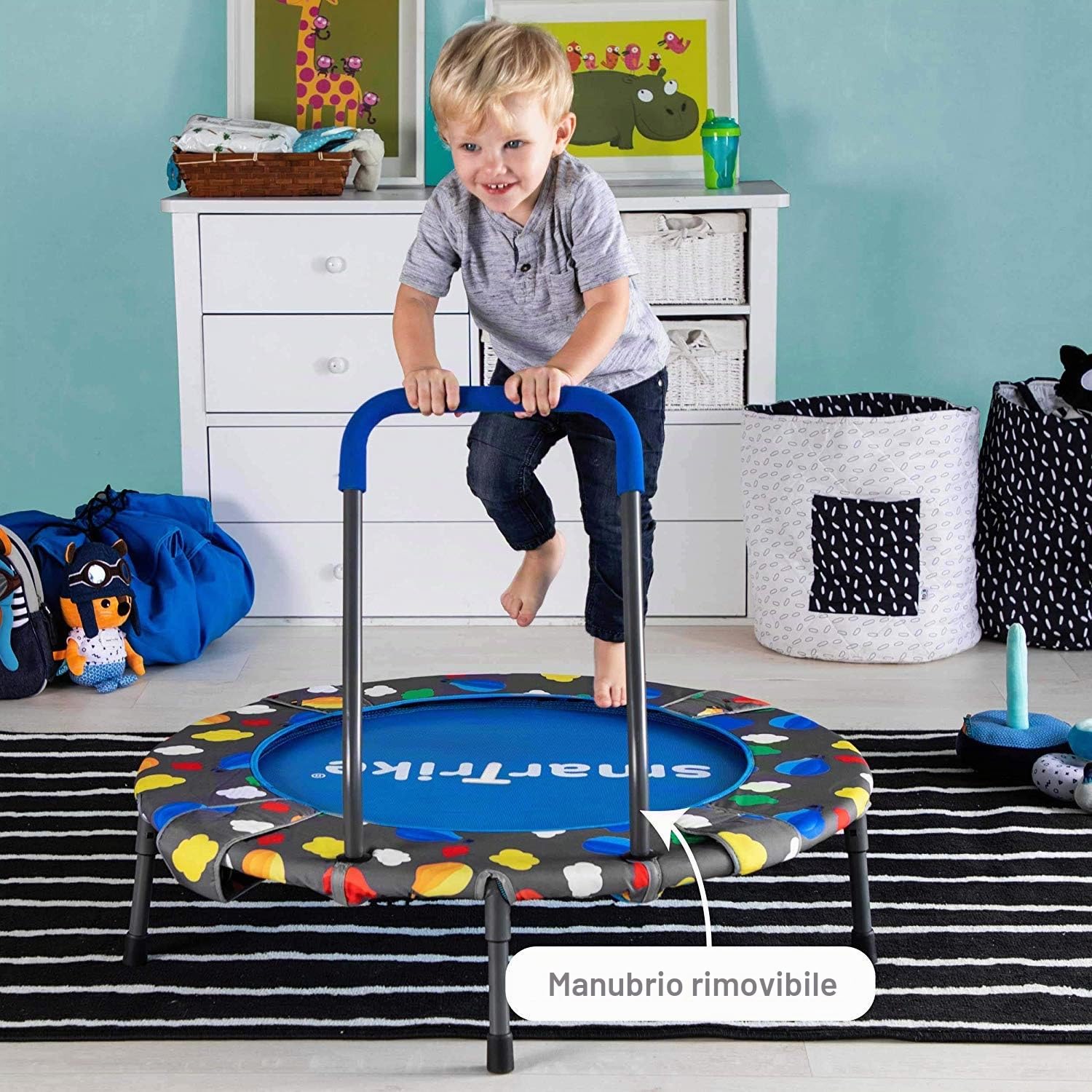 smarTrike - Trampolino Unisex per Bambini
