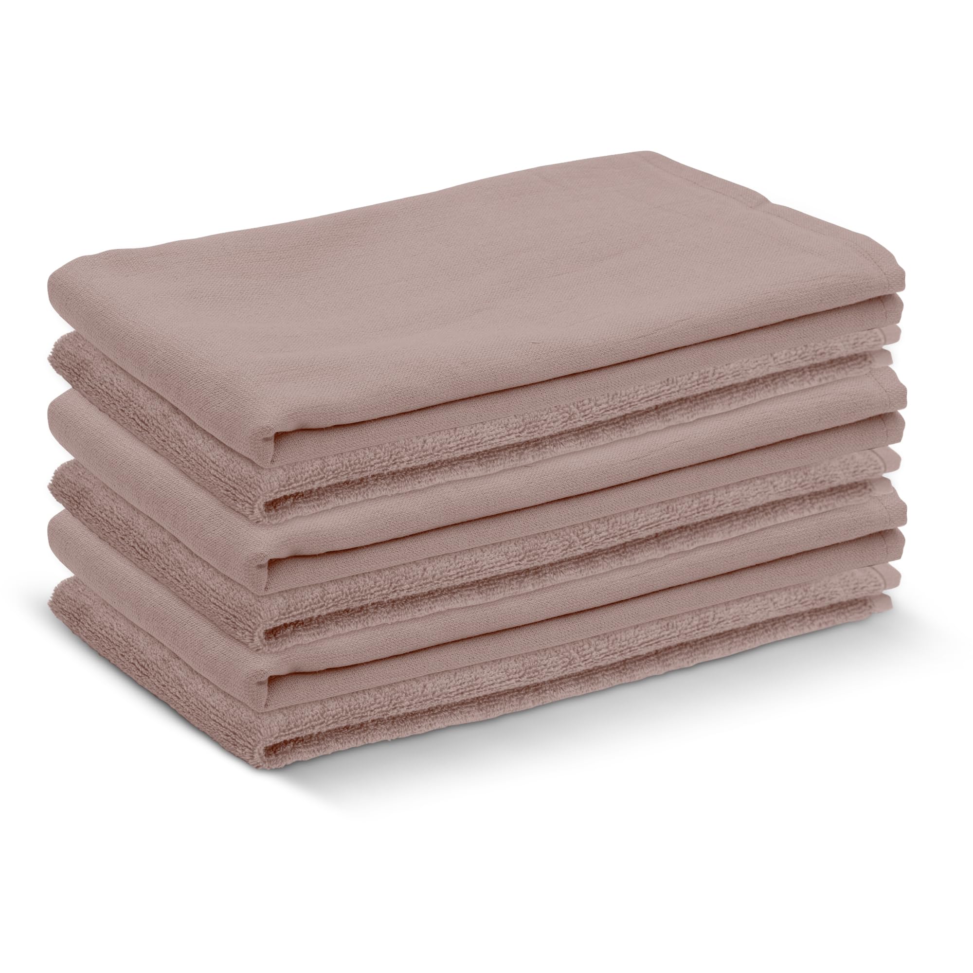 Toallas de cocina de rizo DG Collections de algodón rosa con alta absorción