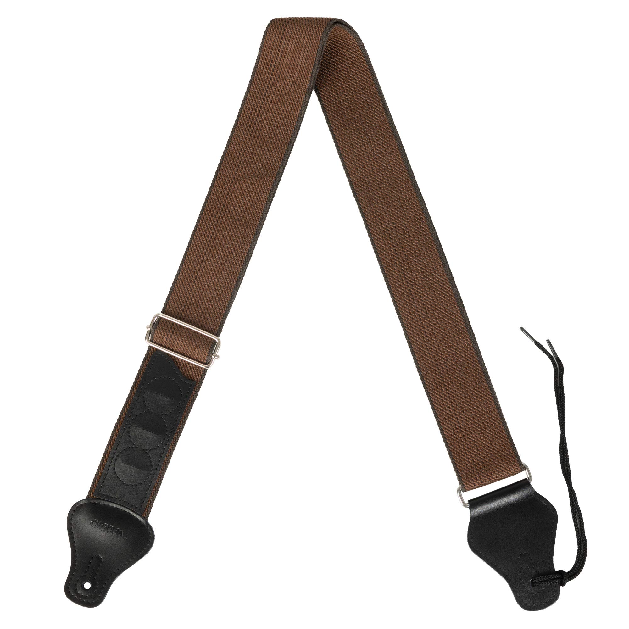 Cascha Guitar Strap Adjustable to 158 cm Black