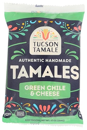 Empresa de Tamales de Tucson, Tamale de Chile Verde con Queso, 10 Onzas