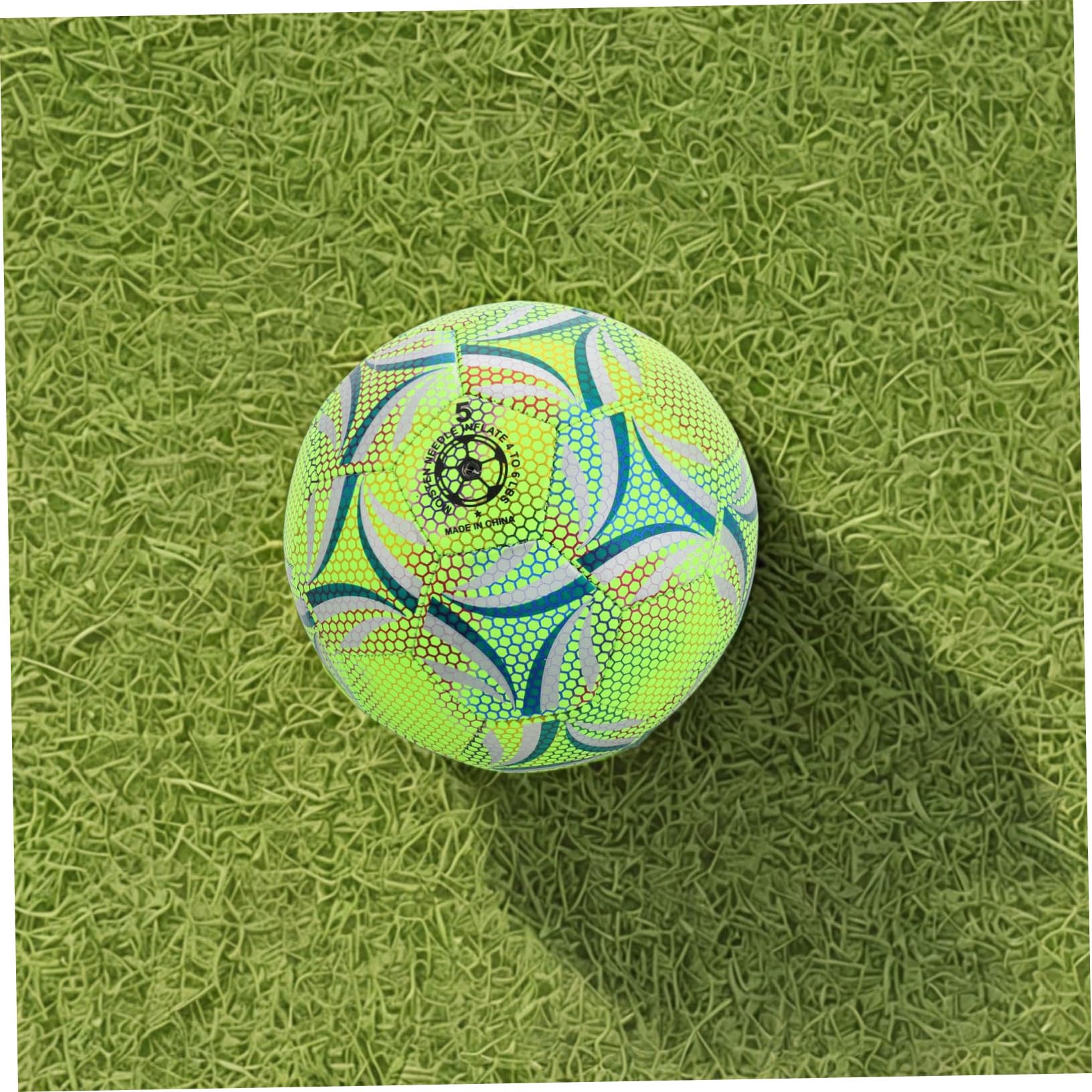 Cabilock Balón de Fútbol Fluorescente Robusto y Duradero para Entrenamiento Adultos para y Entrenamiento Seguro