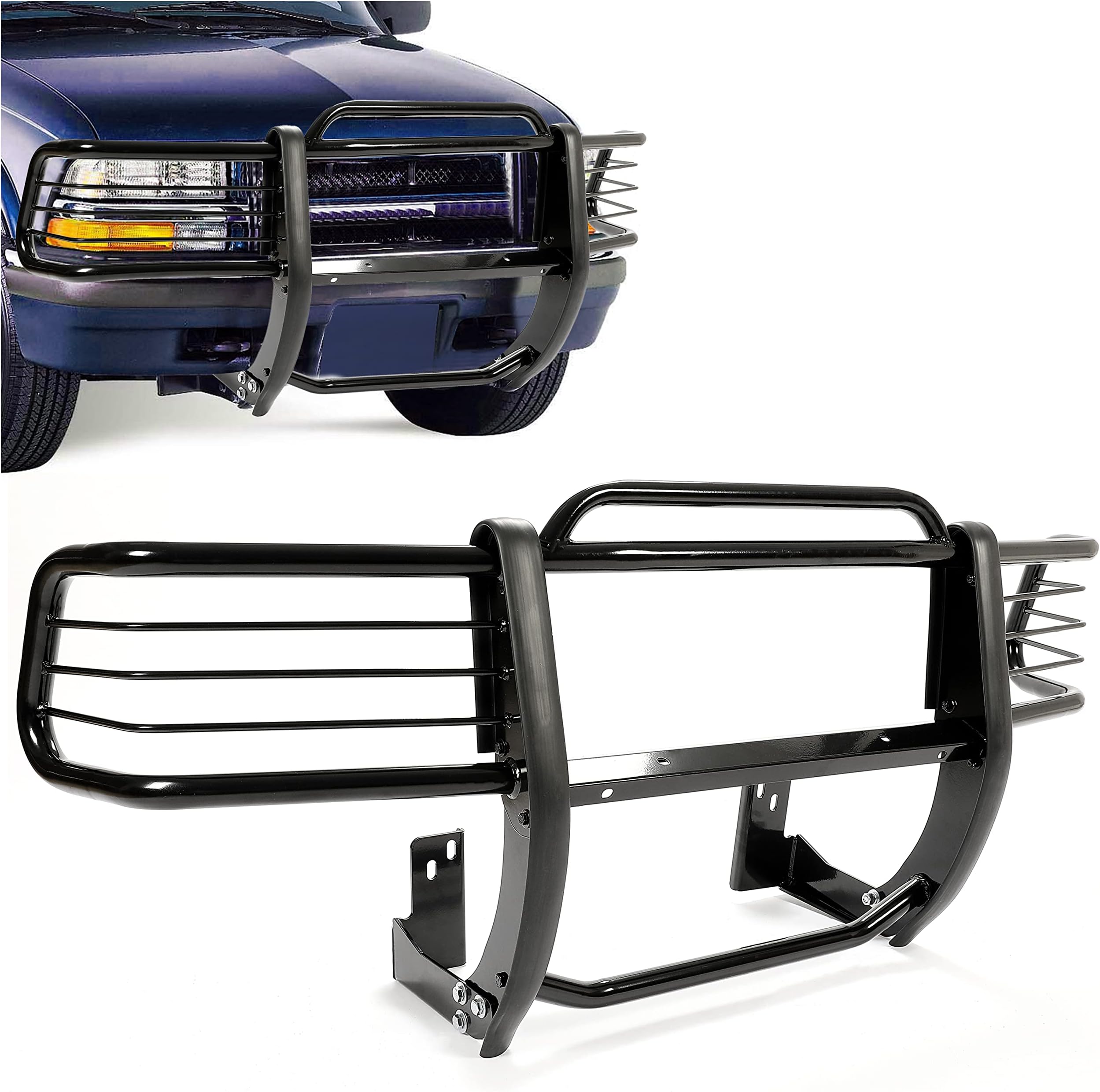 HECASA Grille Brush Guard Compatible with 19982004 Chevy
