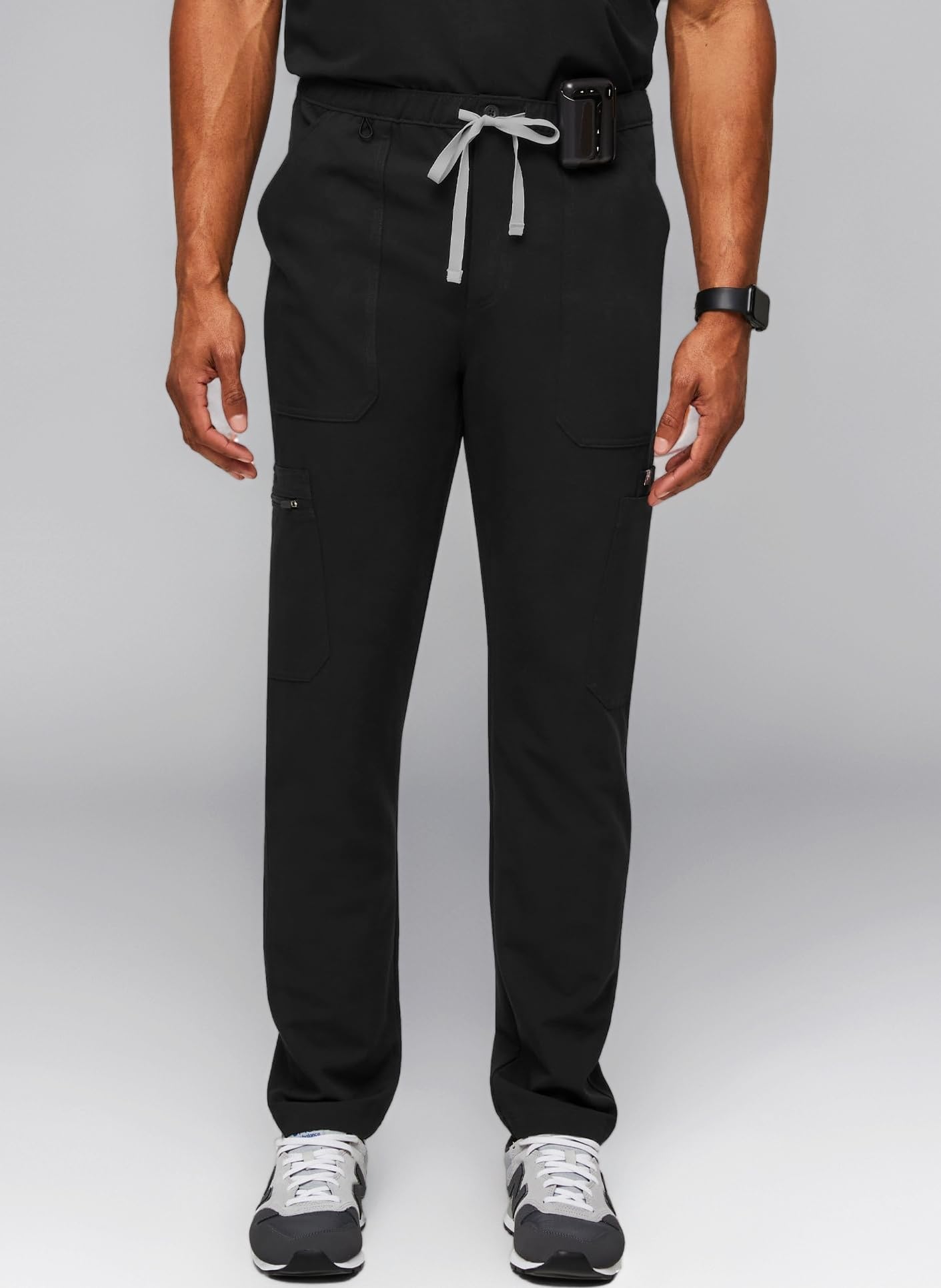 Cairo Cargo Scrub Pants for Men — Classic Straight Leg Fit, 9 Pockets, 4-Way Stretch, Anti-Wrinkle Men’s Scrub Pants