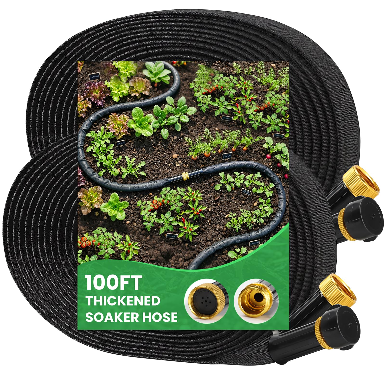 MIXC Thickened Soaker Hose 100Ft
