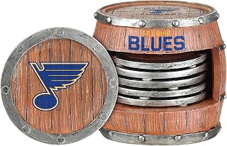 FOCO St. Louis Blues NHL 5 Pack Barrel Coasters