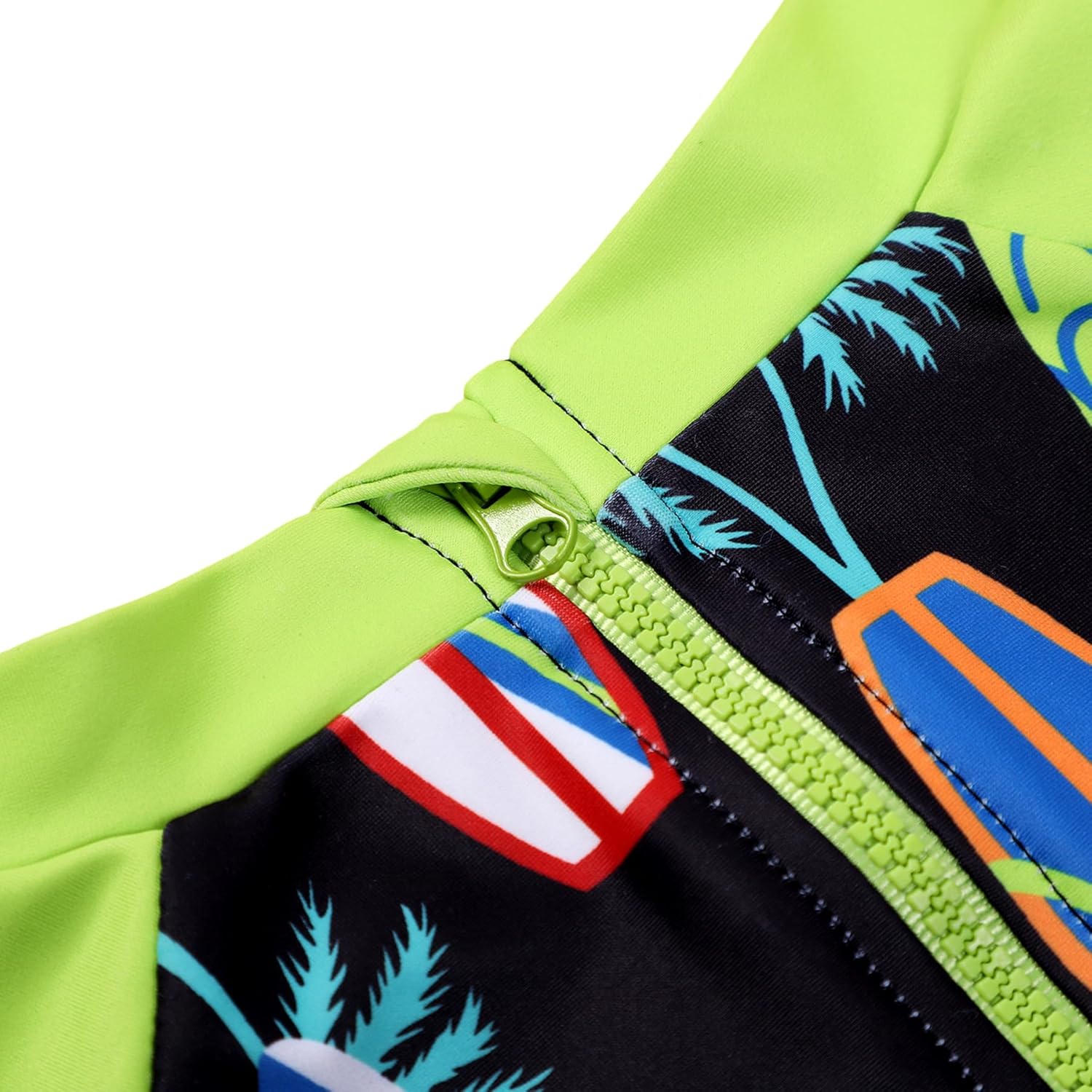 AIWUHE Boys one Piece Swimsuit Zipper Rash Guard Kids Long Sleeve Bathing Suits UPF 50+ Sun Protection Swimwear 2-9Y - Image 5