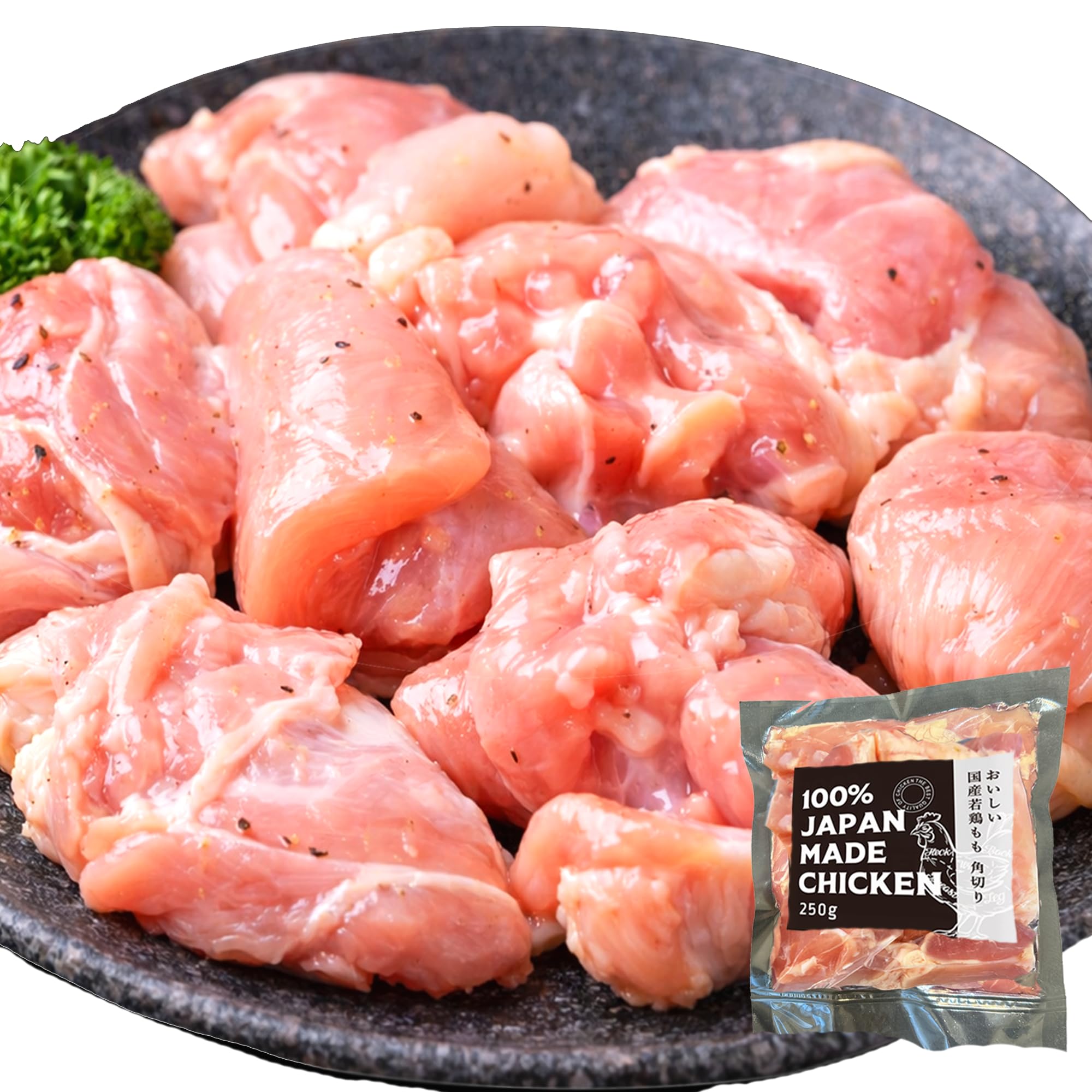 Amazon.co.jp: 国産 若鶏 鶏もも肉 角切り 1.5kg(250g ×6パック