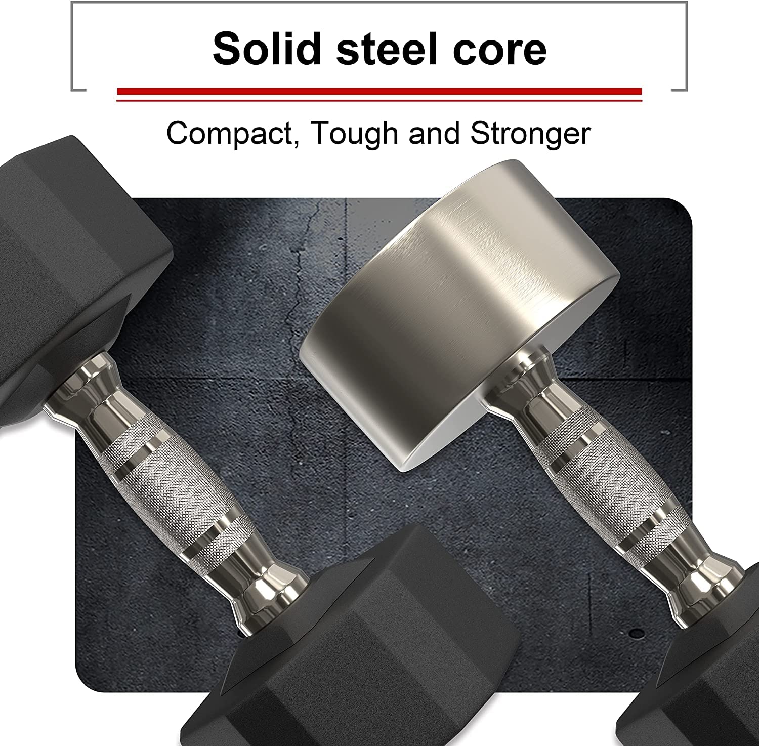 PROIRON Geruchlose Hexagon Hanteln Mit Stahlkern, Kurzhanteln 12-seitiges Einzigartiges Design Langlebig und Strapazierfähig für Das Tägliche Krafttraining (3Kg 5Kg 8Kg 10Kg 12Kg 16Kg 20Kg 24Kg)