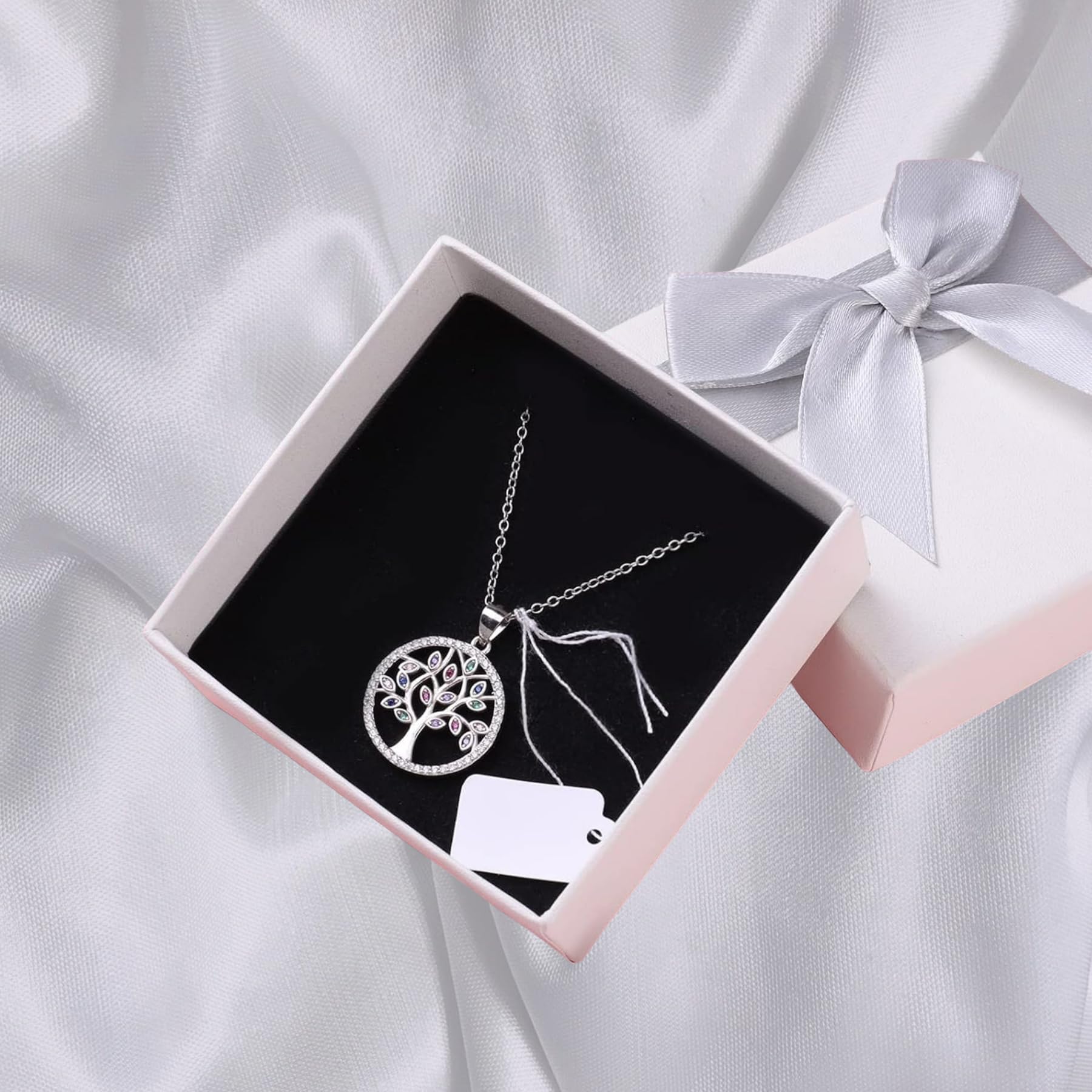 500 Pcs Marking Tags Price Tags White Smooth Surface Labels Hanging String Display Tags, Paper Price Labels Blank Jewelry Price for Pricing Gift Jewelry Clothing Yard Sale Products Shoes — view 4