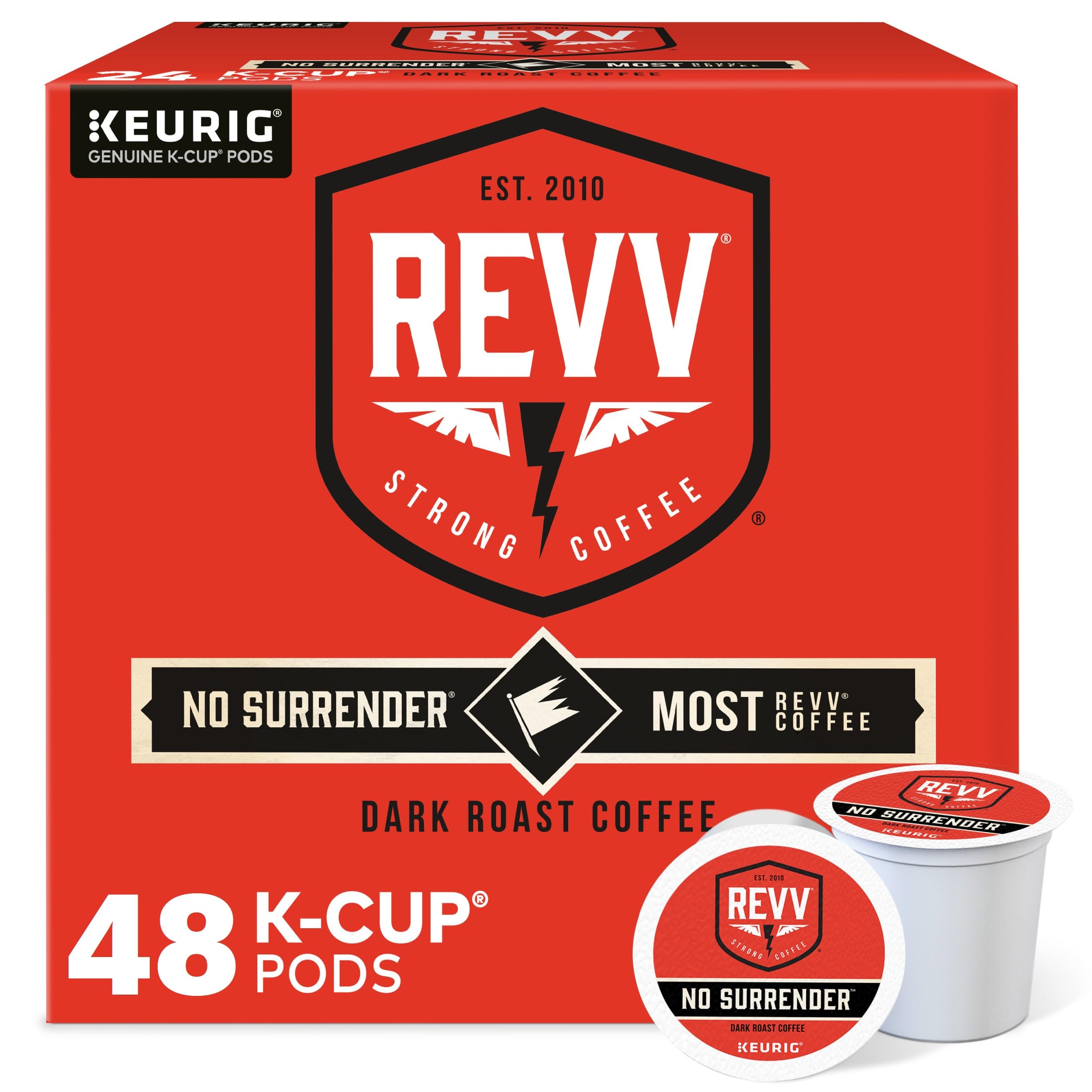 NO SURRENDER Coffee Keurig K-Cup Pods (48 Count) Y