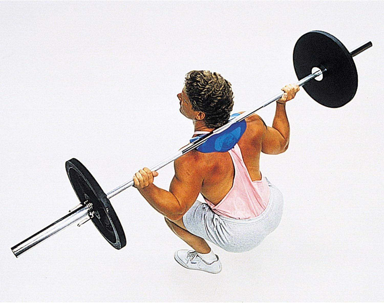 Body-Solid Manta Ray Squat Bar Pad - Barbell Pad for Hip Thrusts and Squats, Gym Accessories for Stress-Free Workout, Hip Thrust Pad Ensuring Comfort & Safety, 12" L x 3" W x 8" H