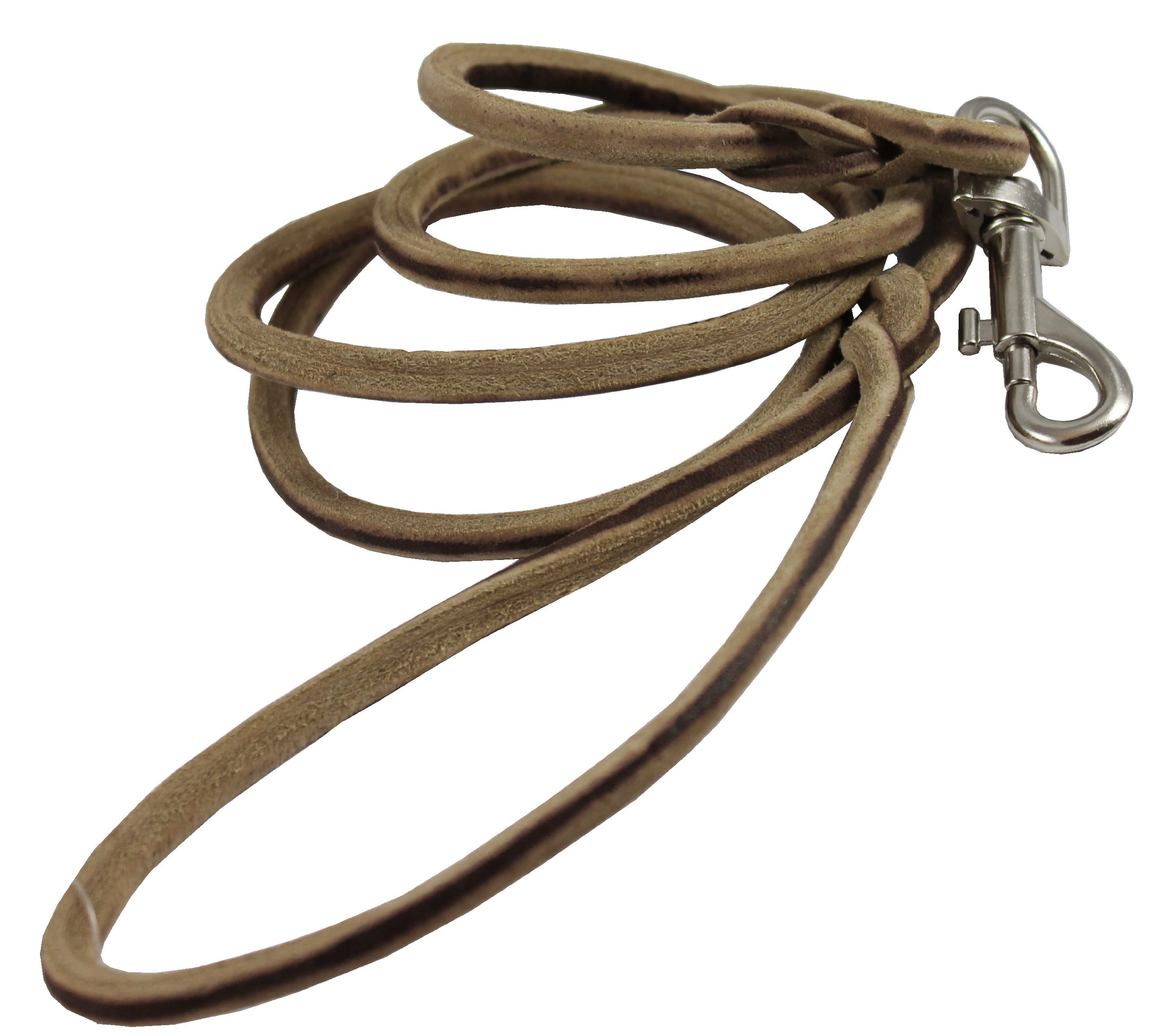 Amazon.com : Genuine Leather Rope Leash 6Ft Long 3/16