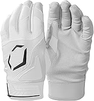 EvoShield SRZ-1 Batting Gloves - Breathable Mesh Backhand, Synthetic Palm for Max Comfort - Adult & Youth