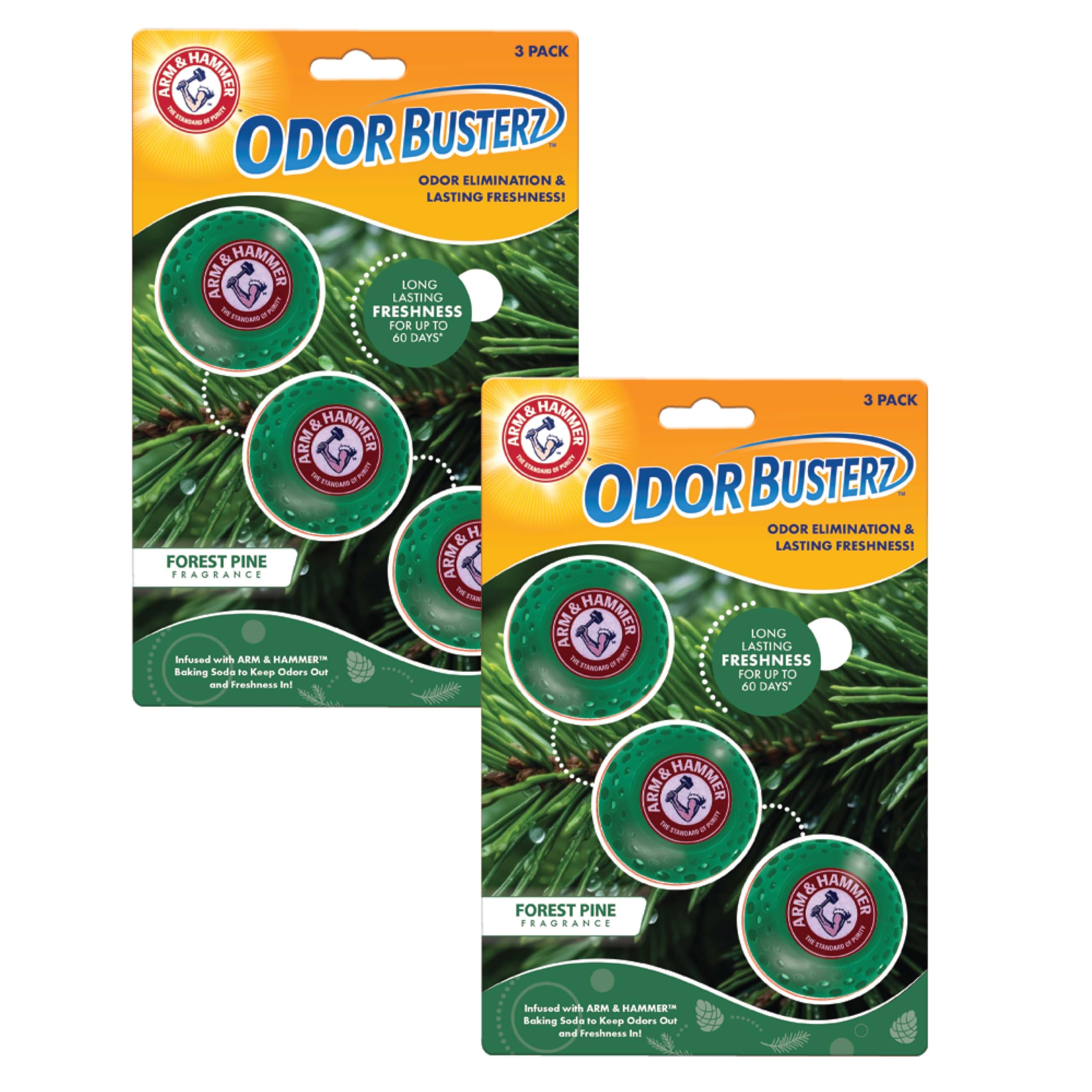 ARM & HAMMER A&H Odor BusterZ Forest Pine 6pk Blister-image-46