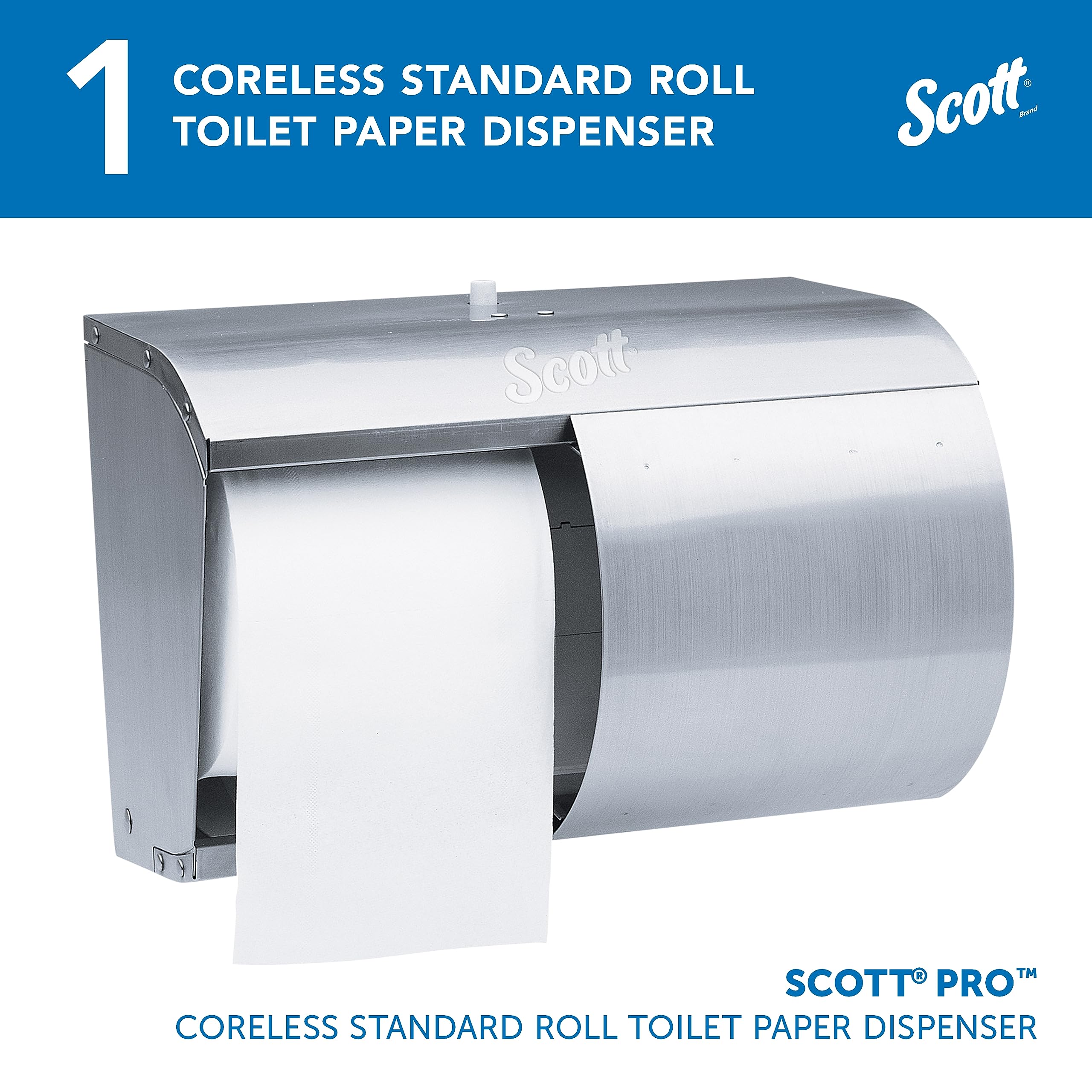 Scott Professional Coreless Standard Roll Toilet Paper Dispenser