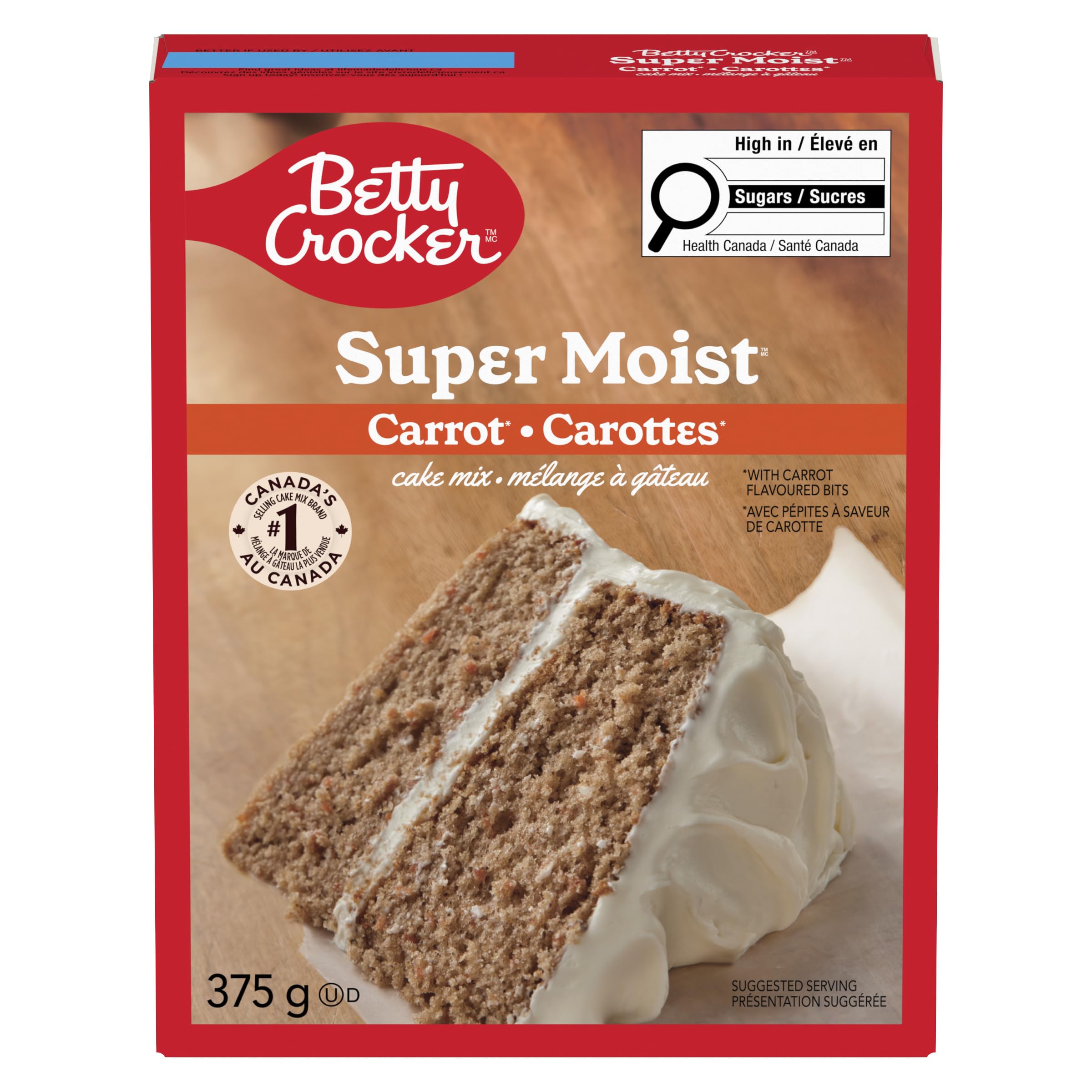 Betty Crocker Mezcla para Tartas Zanahoria Súper Húmeda 375g