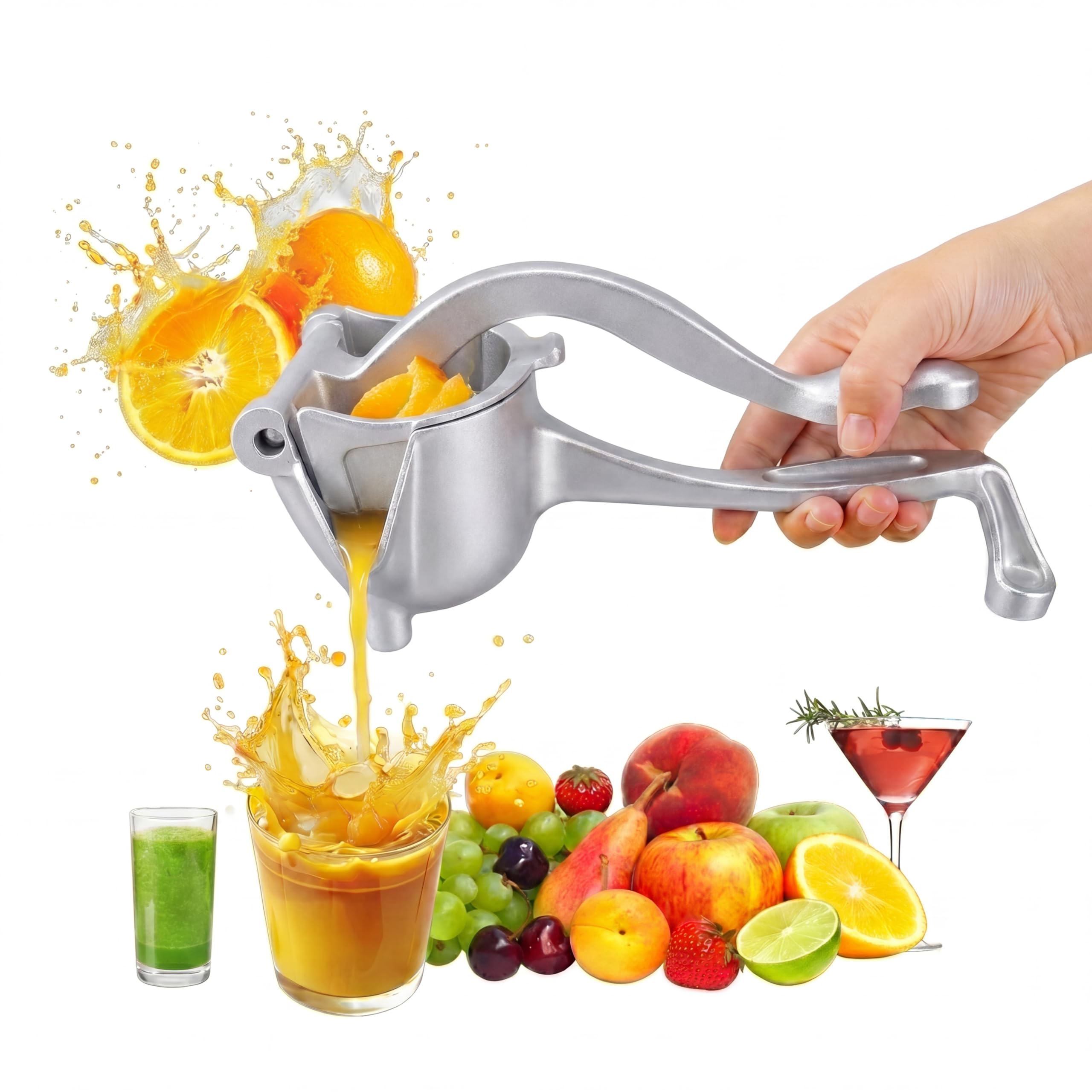 Amazon.com: Juicer, Fresh Fruit Juice Extractor Aluminum Alloy
