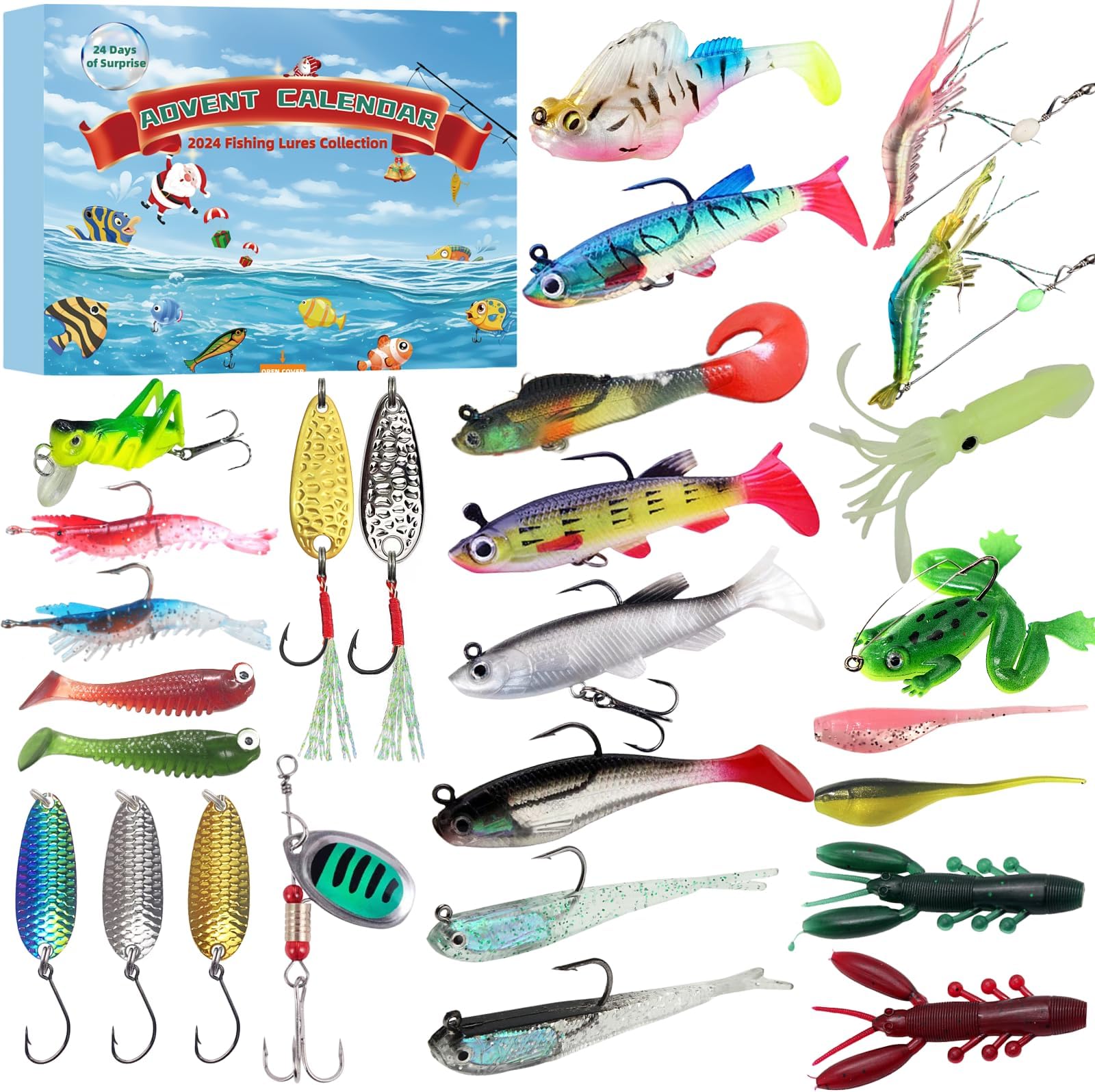 Amazon Fishing Countdown Advent Calendar 2024 For Adults 24 Days amazon-fishing-countdown-advent-calendar-2024-for-adults-24-days