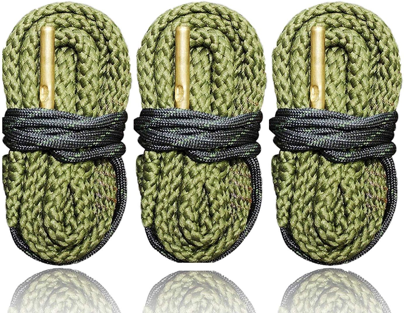 3 Pack of 9 MM Pistol Bore Cleaning Snakes Sports & Outdoors