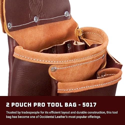 Miniatura 2 de Occidental Leather 5017 2 Pouch Pro Bolsa de herramientas