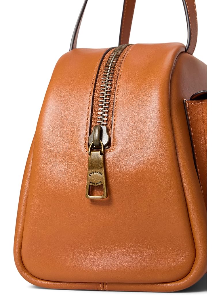 Brown COACH Twin Turnlock Bag