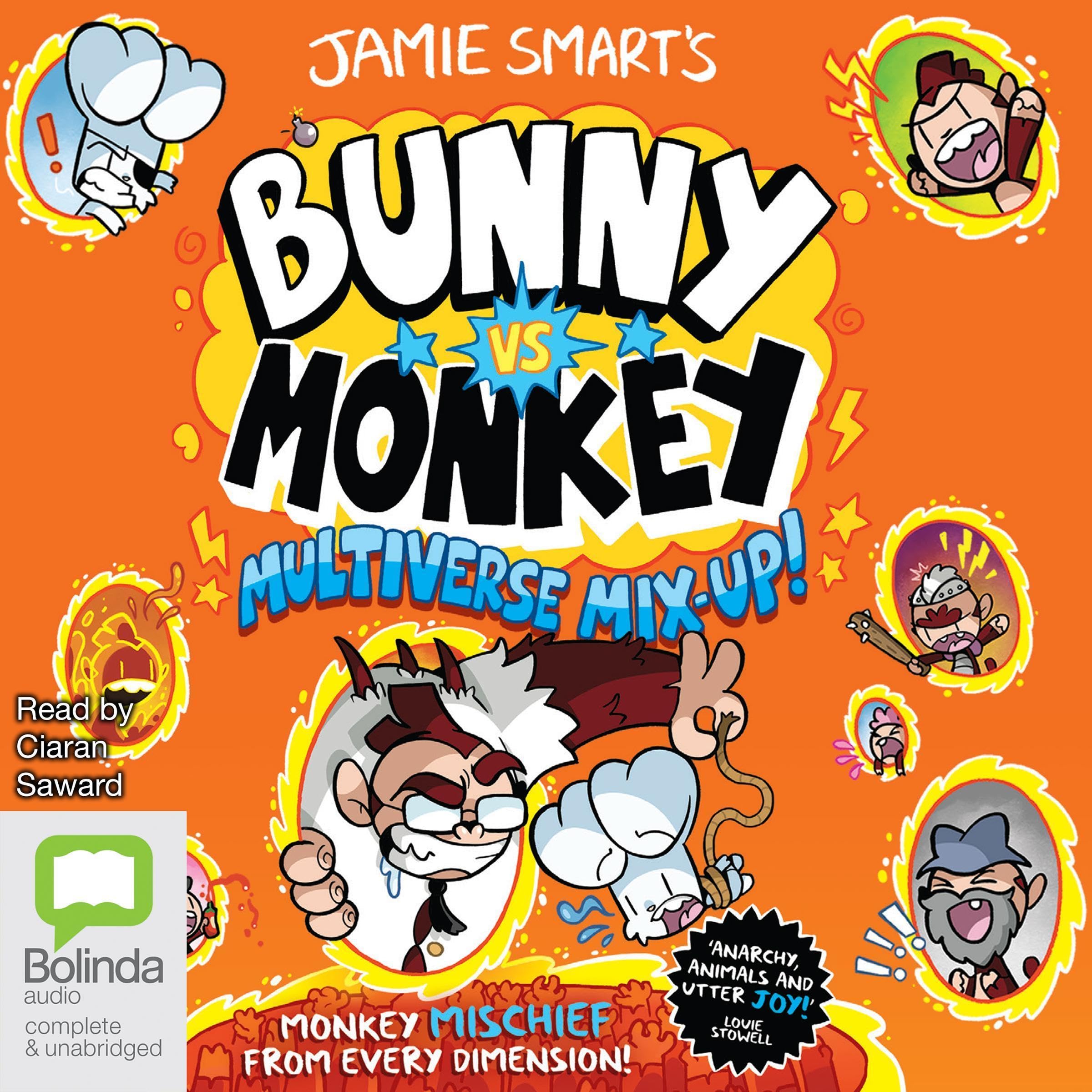 Cover art for Bunny vs Monkey: Multiverse Mix-up!