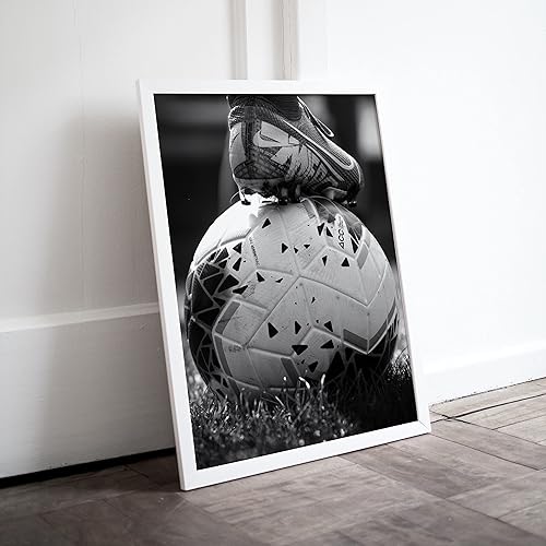 Miniatura 3 de Summit Designs Impresiones artísticas de fútbol para pared, individuales (11 x 14), pósteres de fútbol sin marco, decoración de habitación para