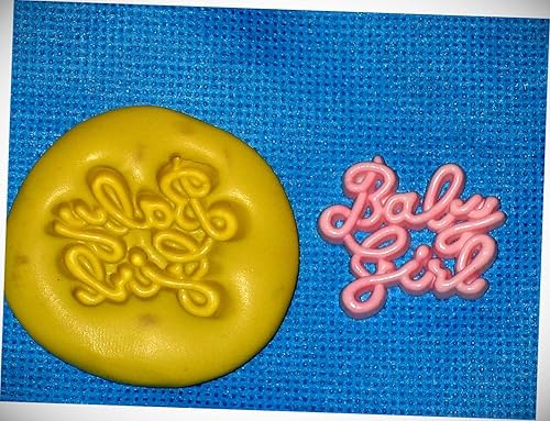 Moldes de chocolate con sello para niña molde de silicona 406 para resina de caramelo pasta de goma de mascar de silicona regalo de ducha caramelo y