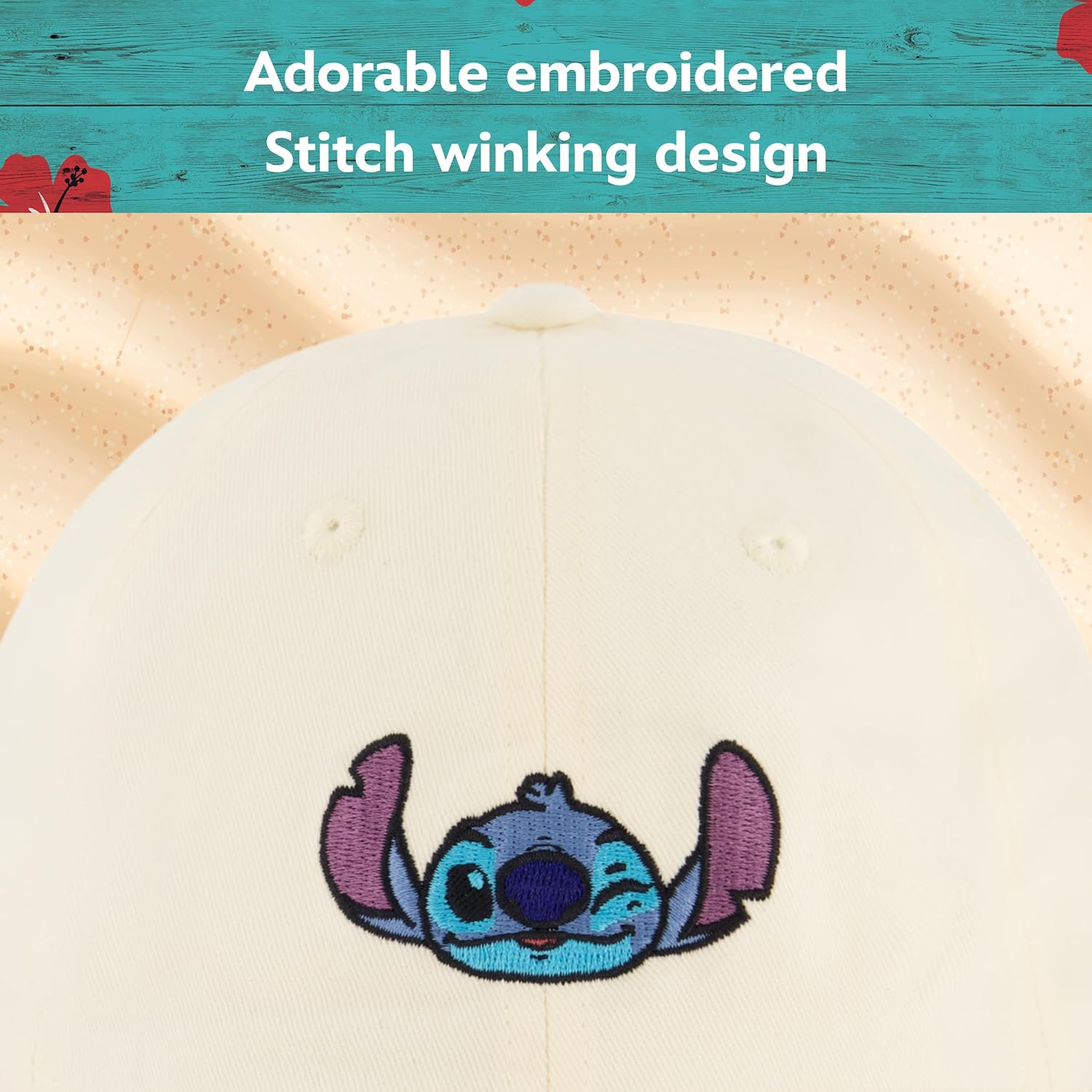 Disney Unisex-Adult Disney Lilo and Stitch Dad Hat, Adult Baseball Cap with Curved Brim - Image 3