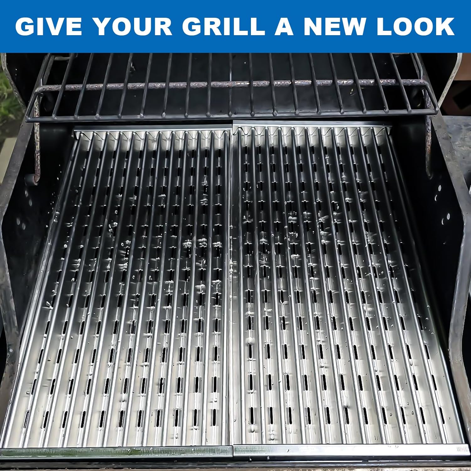 Grill Replacement Parts for Charbroil Performance TRU-Infrared 300 2-Burner Grill 463633316 463672016 463672216, 17" Emitter Plates, Heat Tents, Burners Parts for Charbroil G460-0500-W1G466-2500-W1