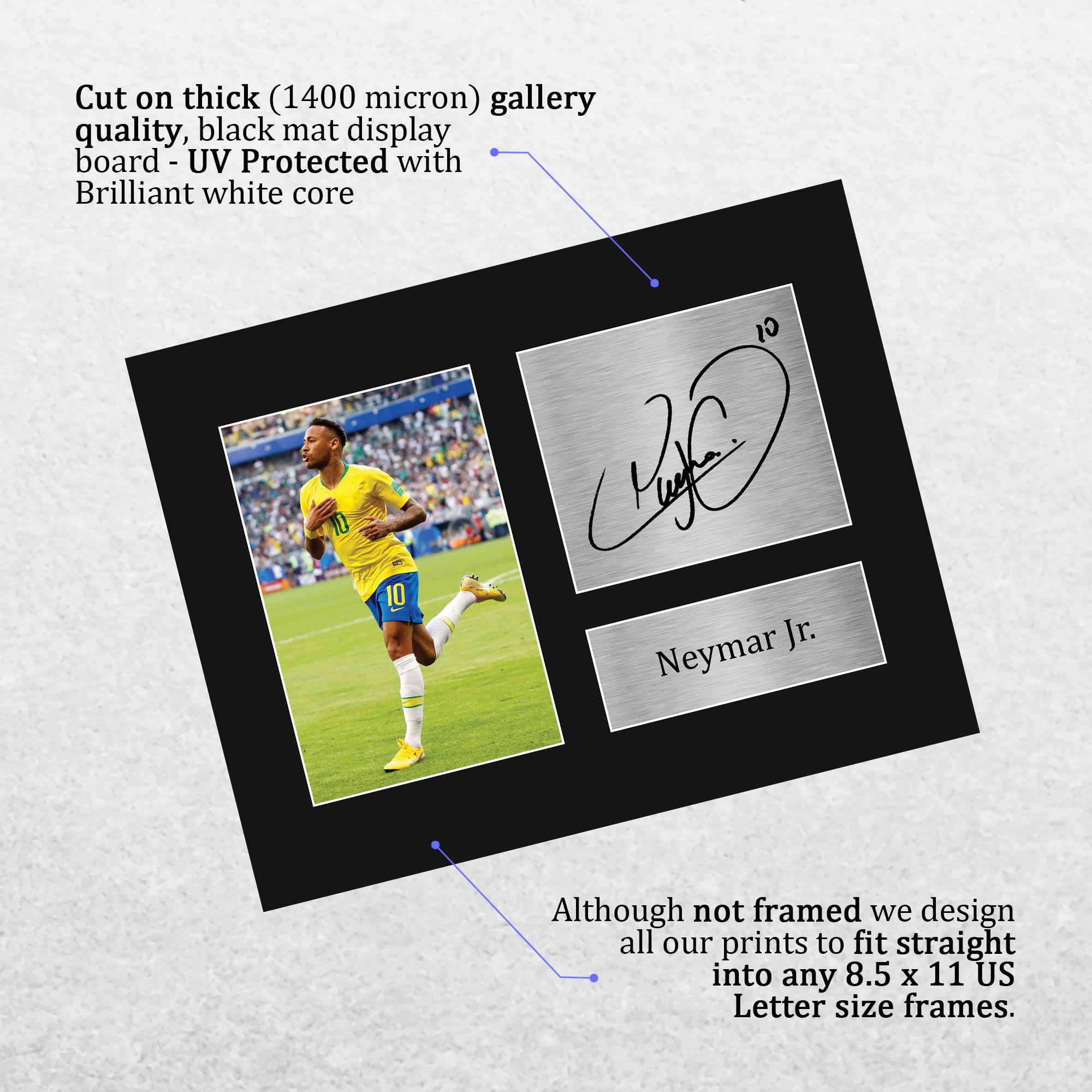 Amazon.com: HWC Trading Neymar Jr Brazil Gifts Printed