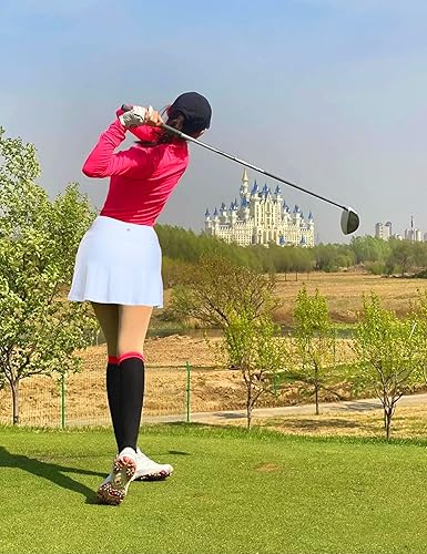 Miniatura 5 de 1a1a Falda de tenis de golf para mujer, pantalón corto de cintura alta, atlético, falda deportiva con bolsillos cortos