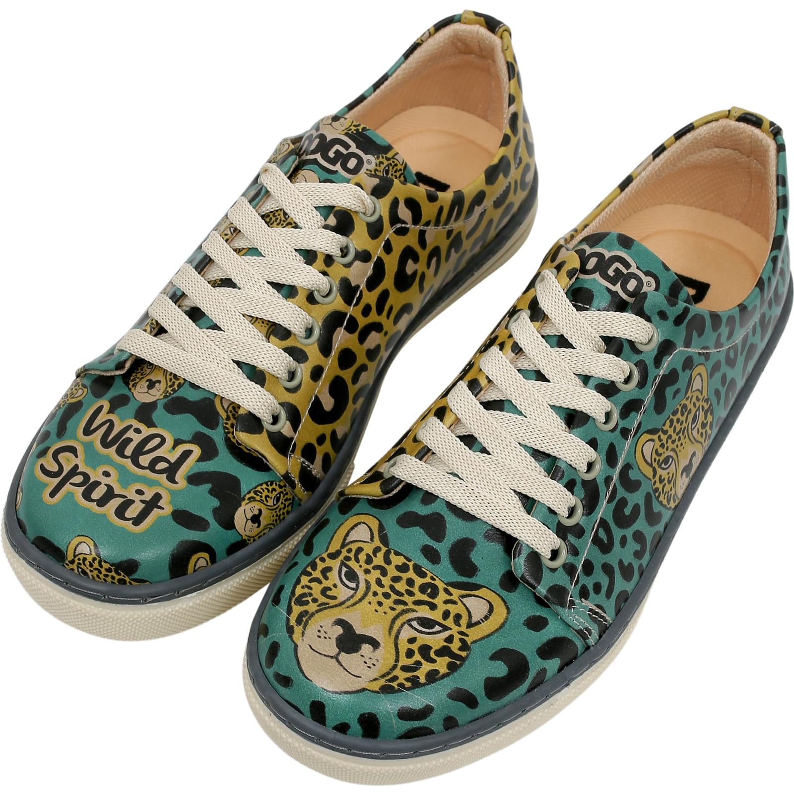 DOGO Vegan Leather Sneakers for Women - Handmade and Unique Design Fashion Sneakers for Women