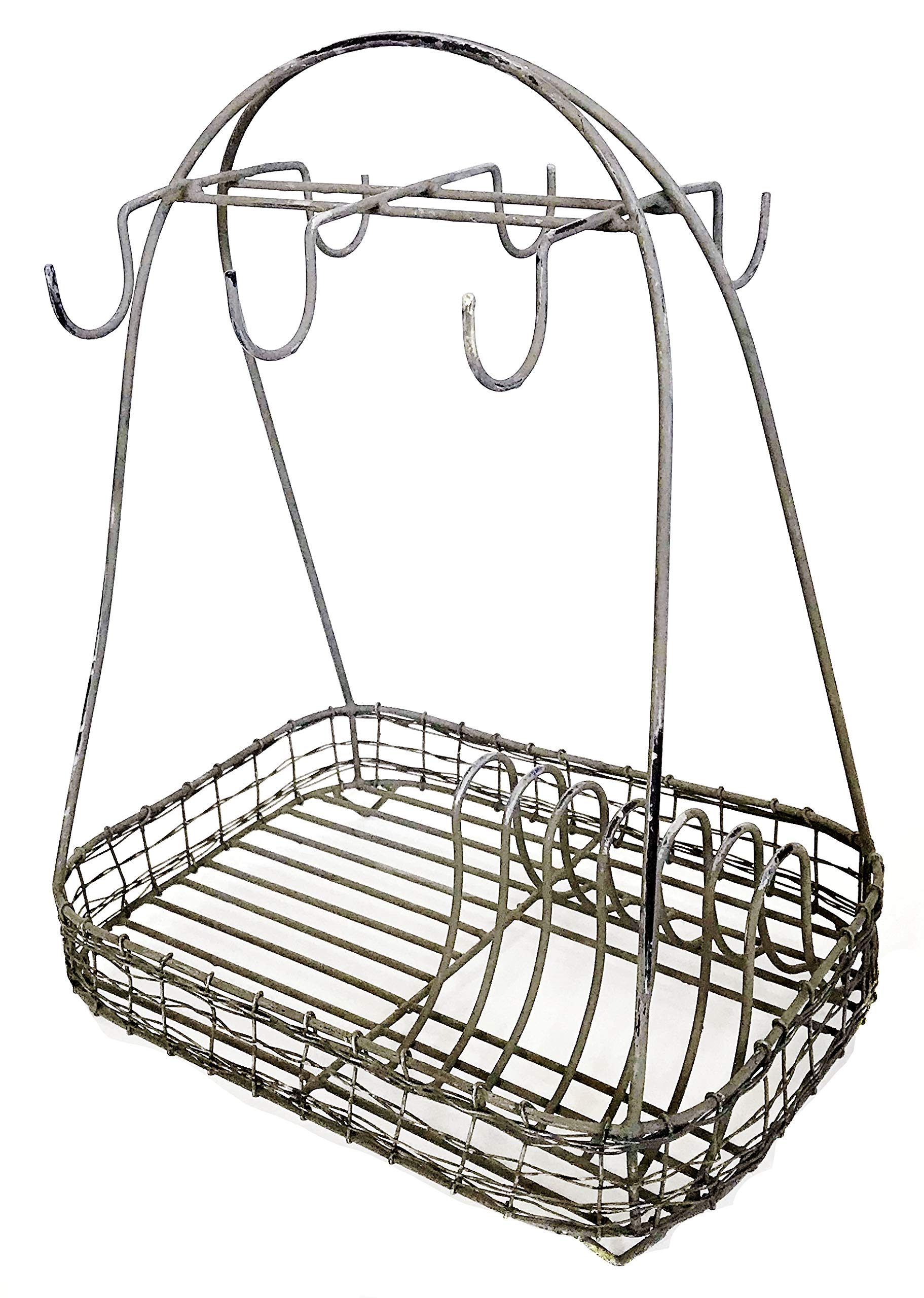 Colonial Tin Works - Contenitore in metallo, 11,5 x 8,75 x 15 cm, colore: grigio