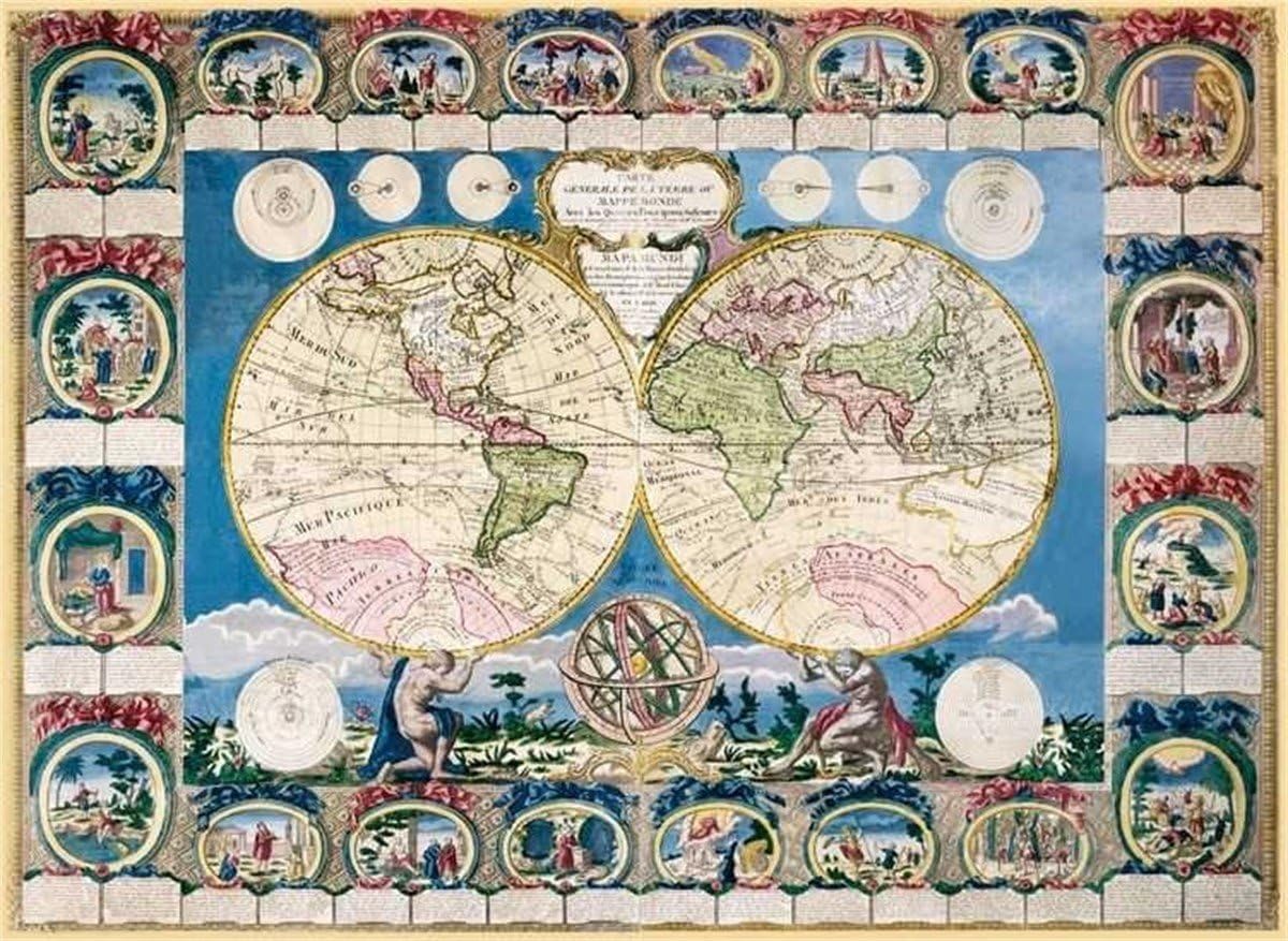 Old Map 1500 Piece Jigsaw Puzzle : Amazon com au: Toys Games Old Map 1500 Piece Jigsaw Puzzle : Amazon com au: Toys Games