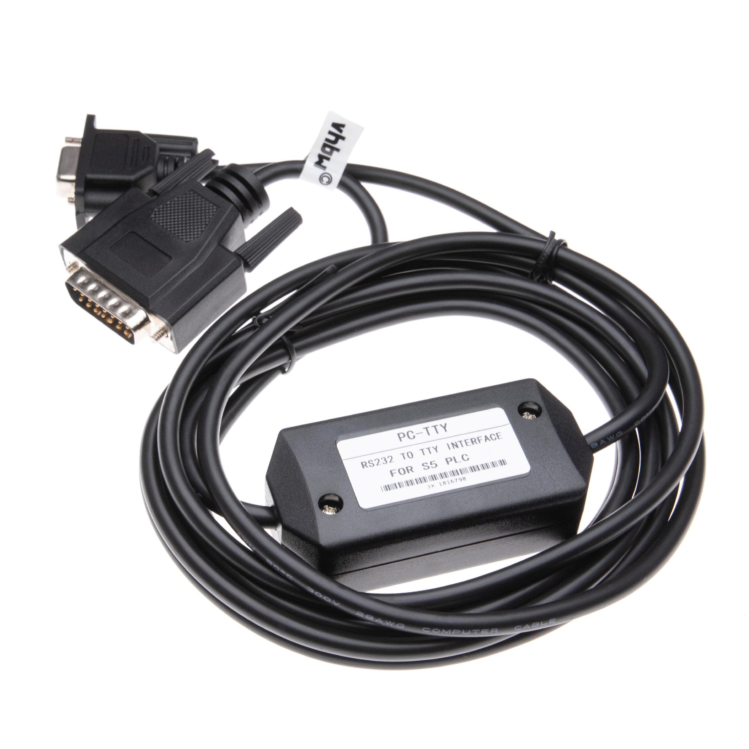 vhbw Cable adaptador serial RS-232 compatible con Delta serie DVP PCs