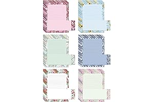 Elegant Floral Stationery Set: 100 Piece Letter Size Writing Paper with Matching Envelopes