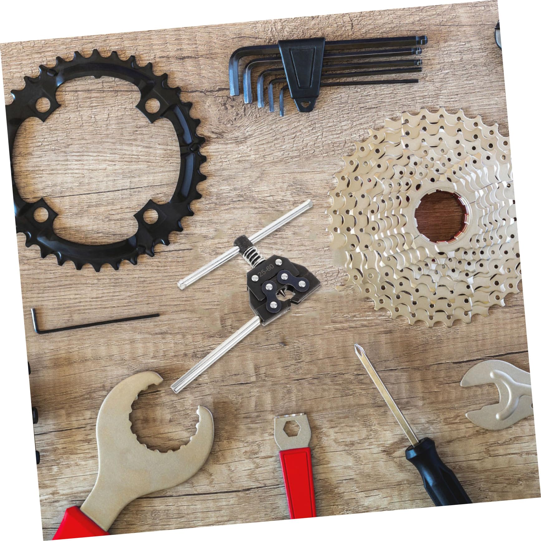 Herramienta para Desmontar y Ajustar Cadena De Bicicleta y Motocicleta Robusta y Portátil