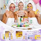 70 sztuk zestaw upominkowy dla kobiet, do pielęgnacji skóry, 10 sztuk akcesoriów do spa Skincare dla dziewcząt, z maseczkami na twarz, kremem do rąk, płatkami pod oczy, maseczkami do ust, balsamem do