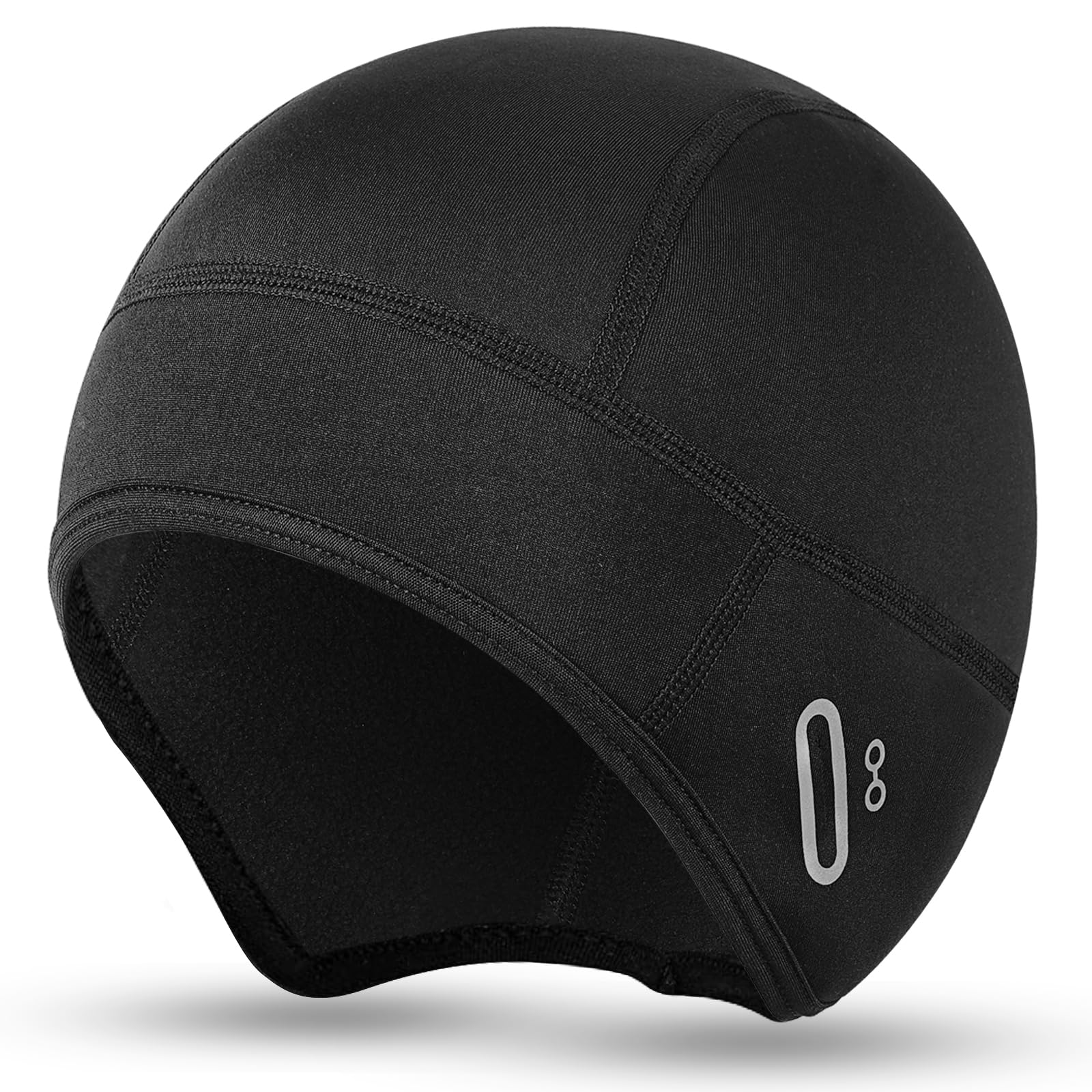 Bonnet de Cyclisme, Coupe-Vent Casquette Vélo sous Casque | Doublure de Casque Chaude avec Trou pour Lunettes, Bonnet De Crâne pour Le Cyclisme, Ski, Course, Snowboard, Sport