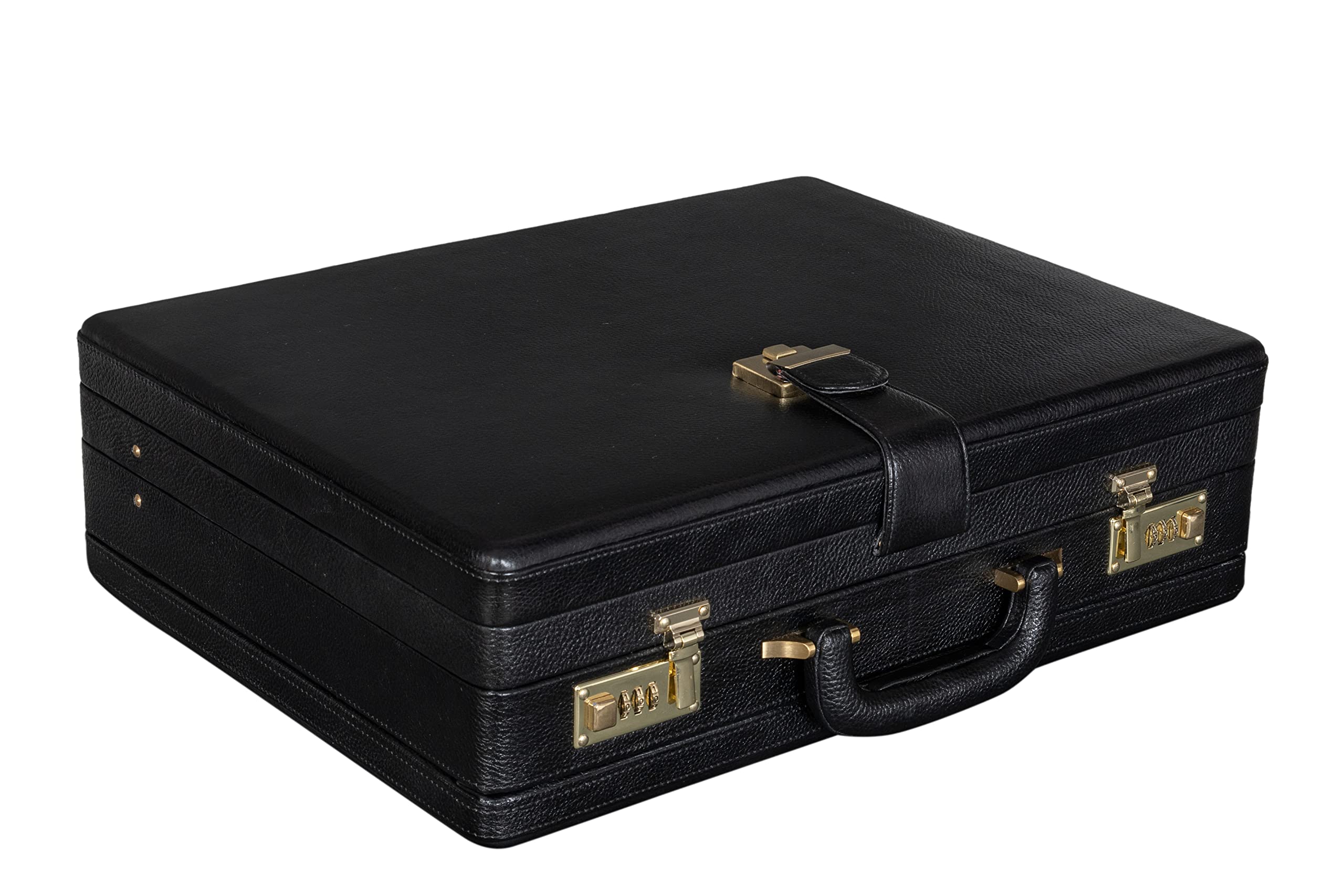 BRAND LEATHER Genuine Leather 20 L, 25 L, 30 L Briefcase For Men Use For Office|Business|Travel