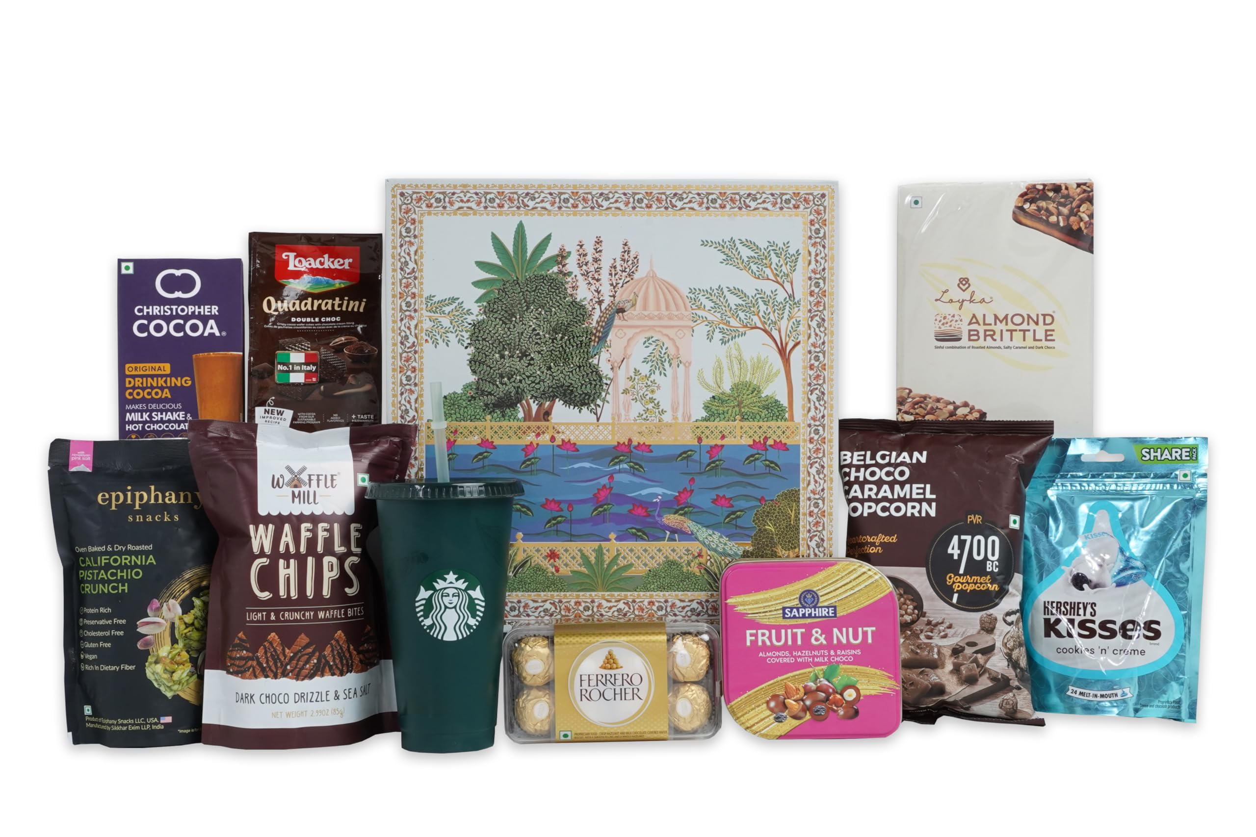 The Gift Tree Gift Hamper | Sipper & Christmas Chocolate Hamper | Gifts For Christmas, New Year, Family, Friends, Clients