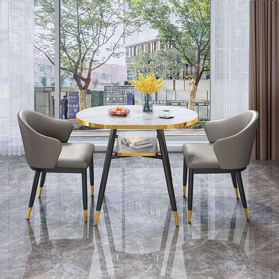 ダークブラウン楕円形ダイニングテーブルと椅子セット Amazon｜楕円形 ダイニングテーブルセット4人用 楕円形