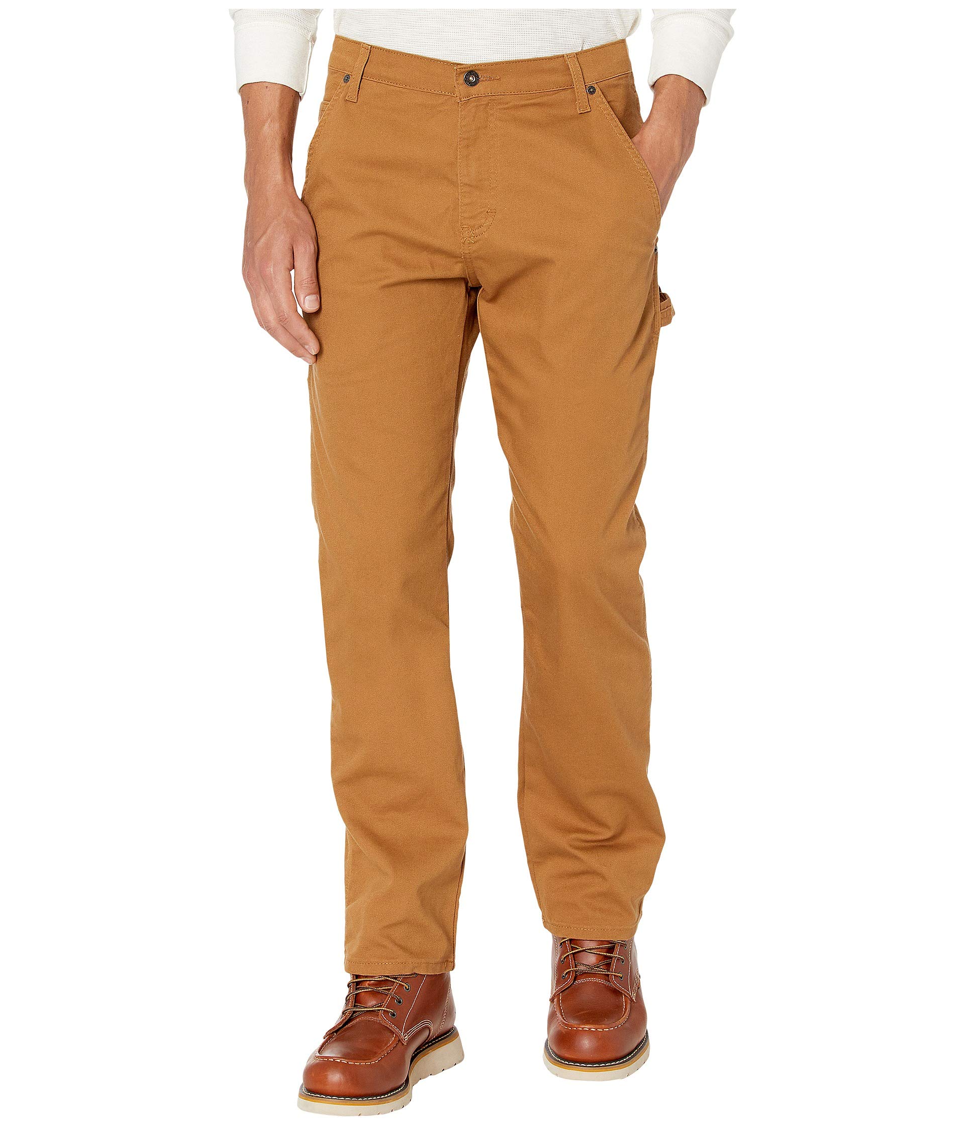 Dickies Men's Tough Max Carpenter Pant, Stonewashed Brown Duck, 32W / 30L