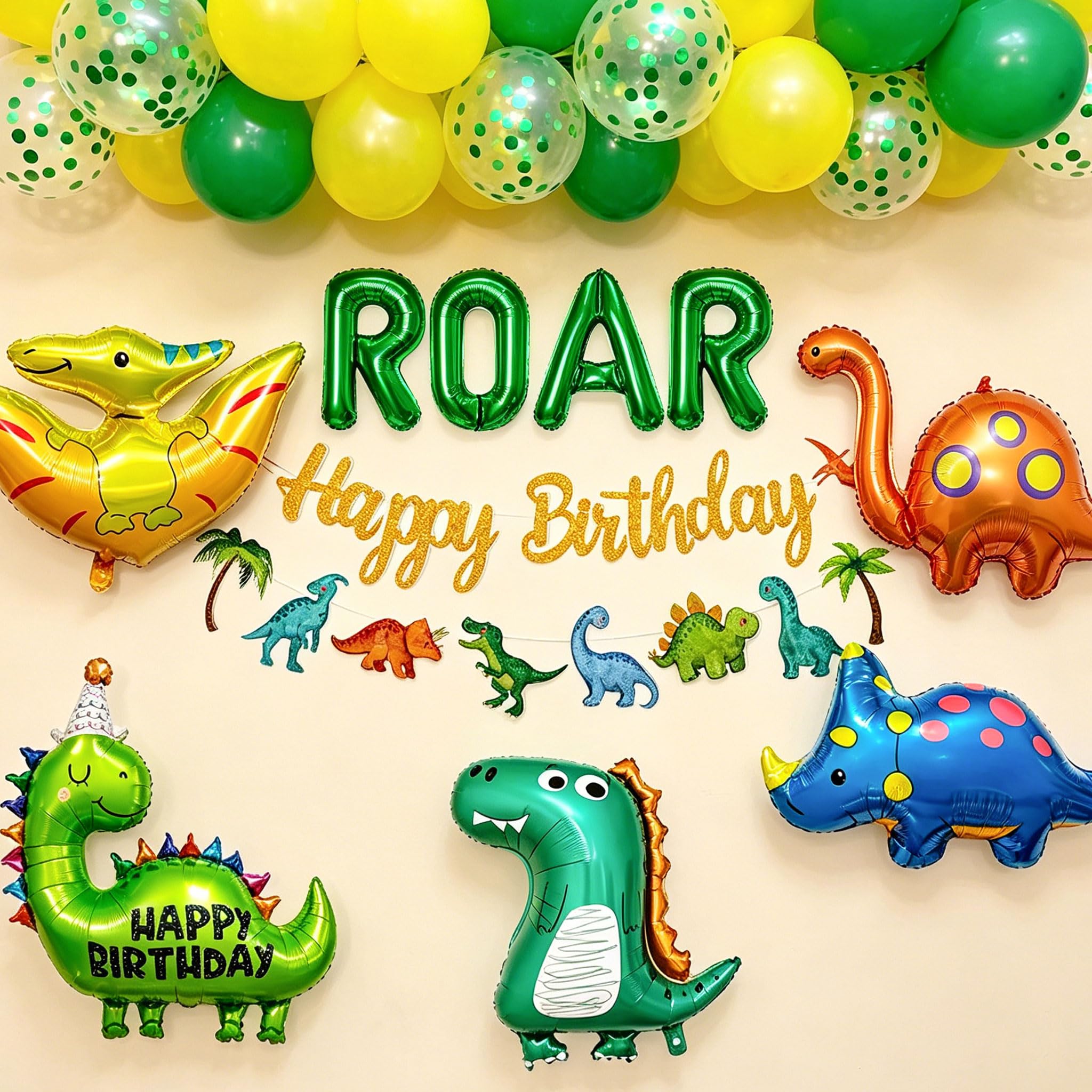 Dinosaur Birthday Decorations Balloons Dino Party Supplies
