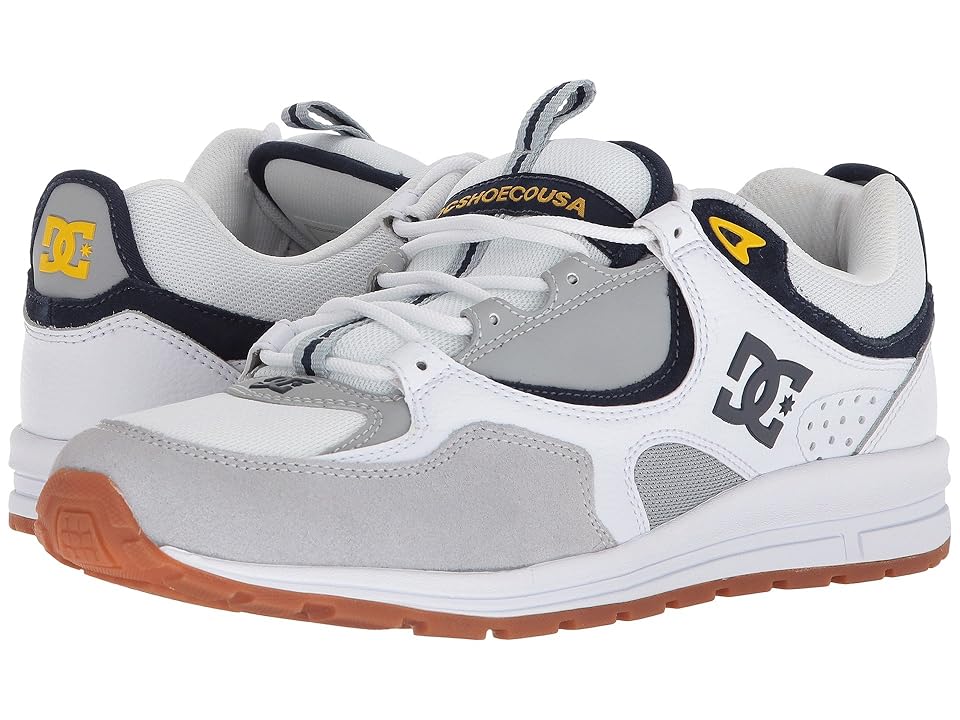 

DC Kalis Lite (White/Grey/Yellow) Men's Skate Shoes
