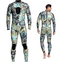 Wetsuits Mens 3MM Camo Neoprene Scuba Diving Unisex One Piece Sport Skin Spearfishing Full Suit