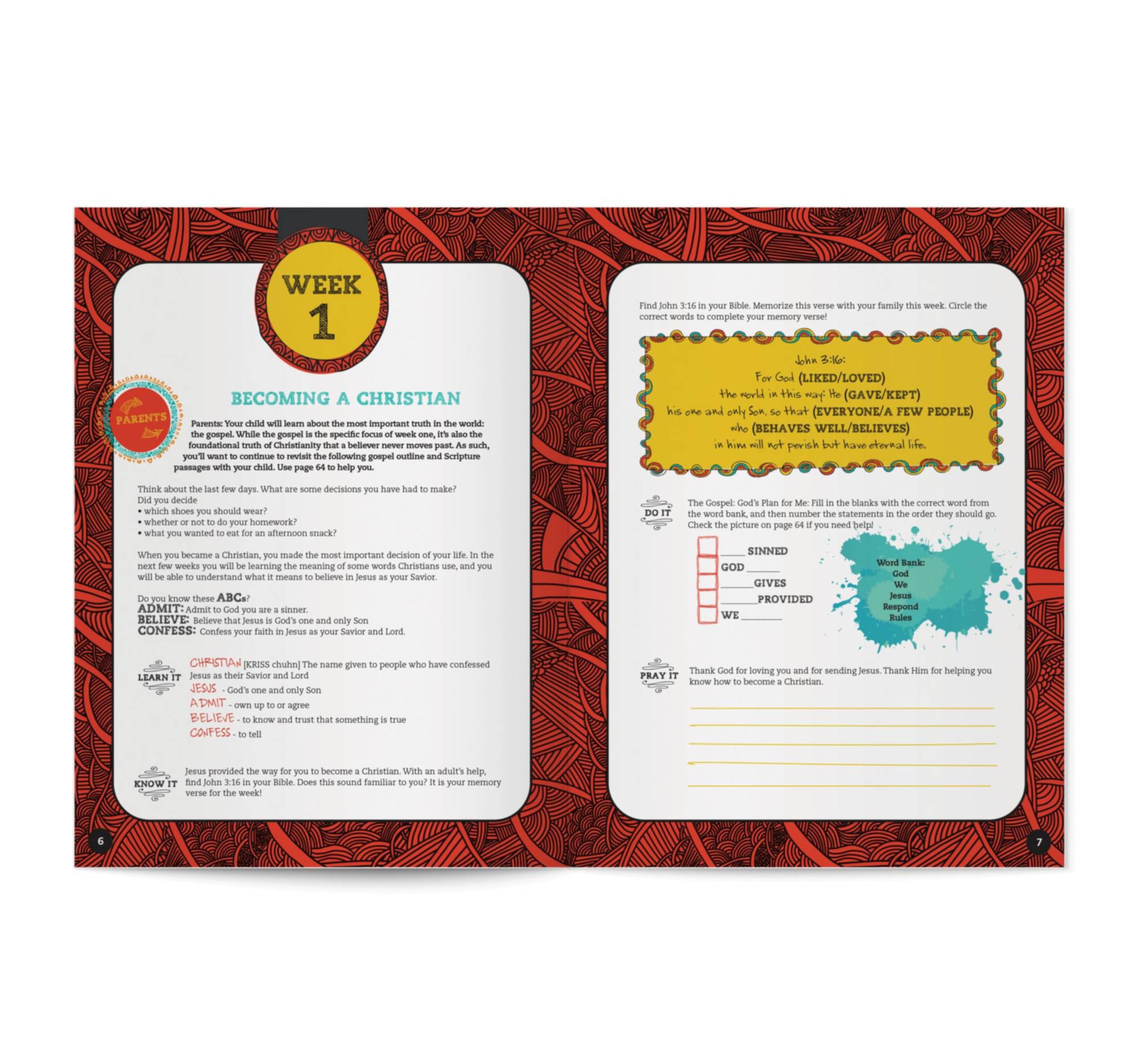 I'm a Christian Now! (Younger Kids Activity Book) - Revised - Image 5