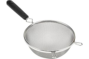 Goodcook Kitchen Strainer Basket - 6-Inch Mesh Aluminum Strainer