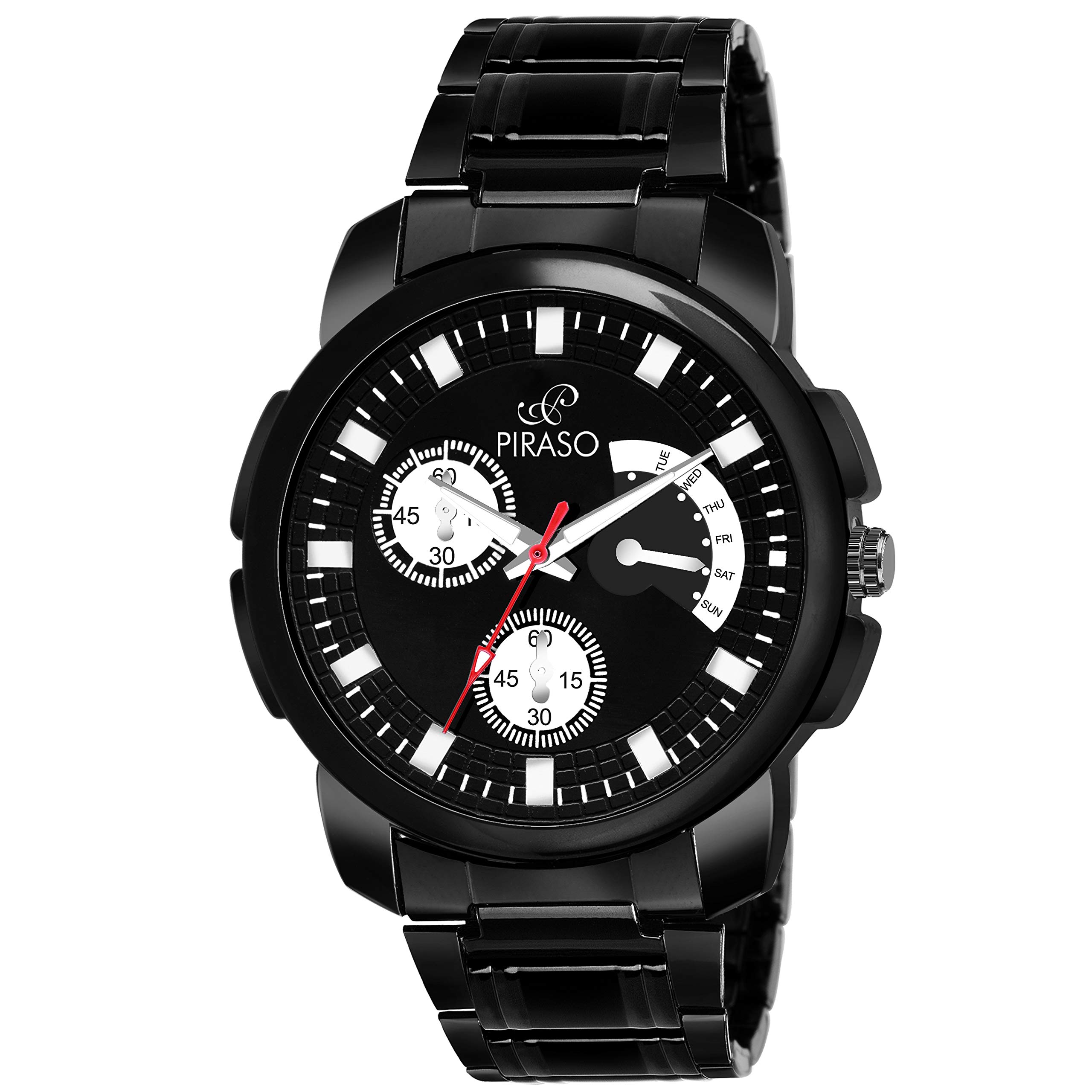 PIRASO Times Moto Series Watch 2032 BK CK (B07YDYMP6M) Amazon Price History, Amazon Price Tracker